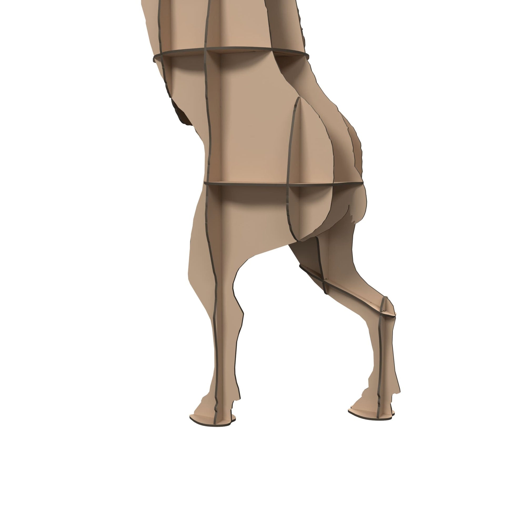 Beige regál FAUSTO