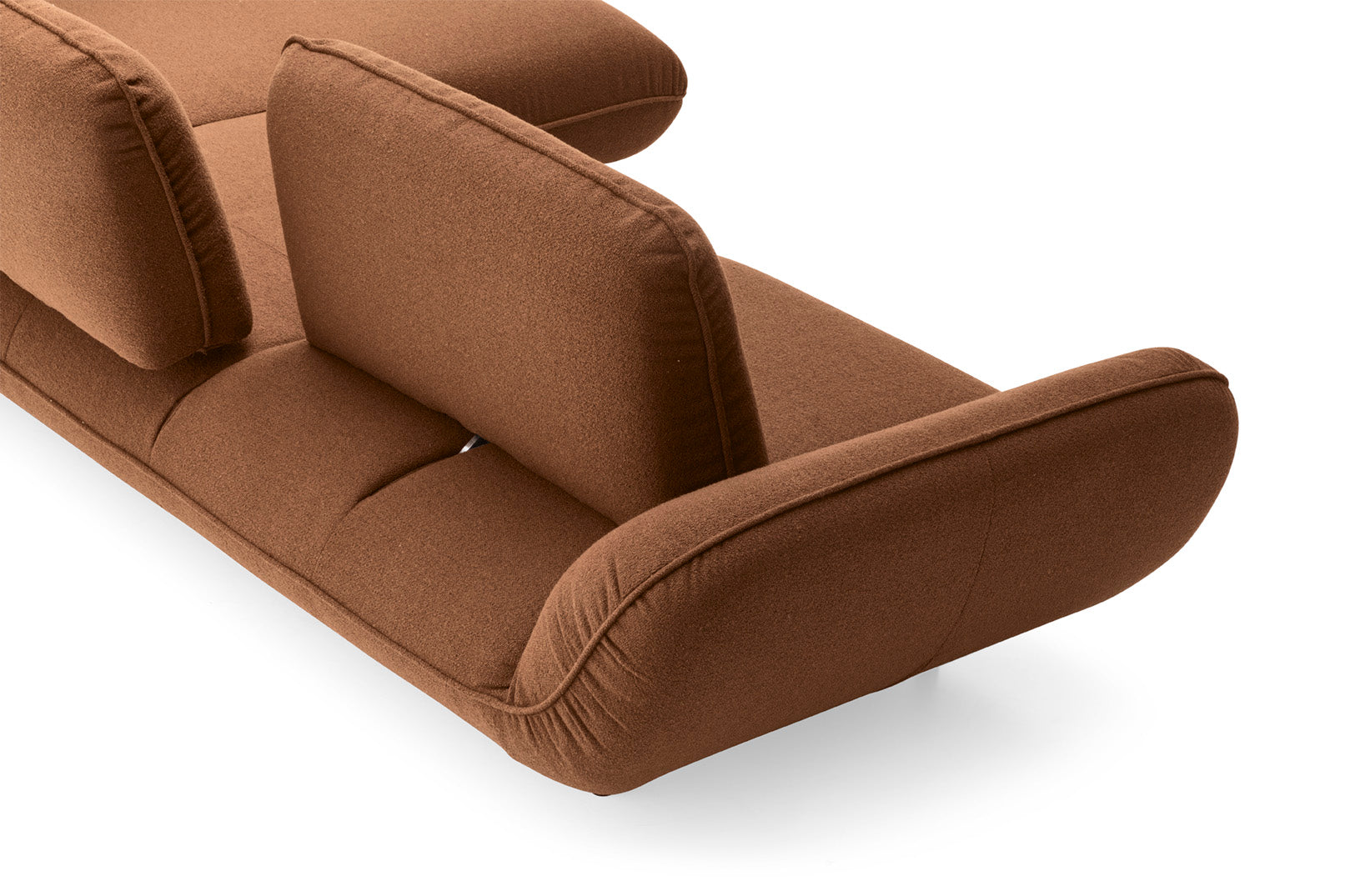 Right-facing upholstered corner sofa FAVOLA