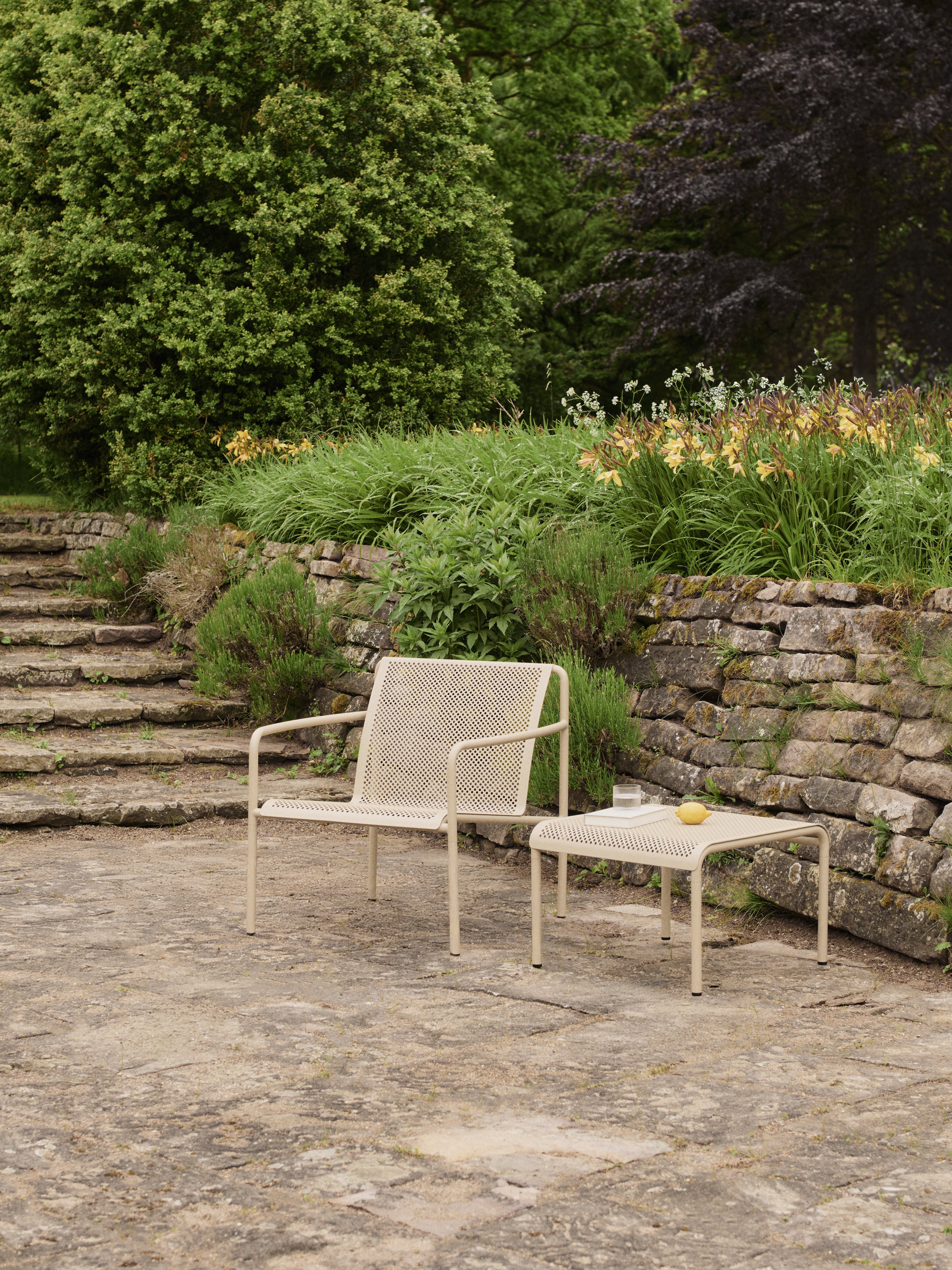 DAPPLE beige garden coffee table