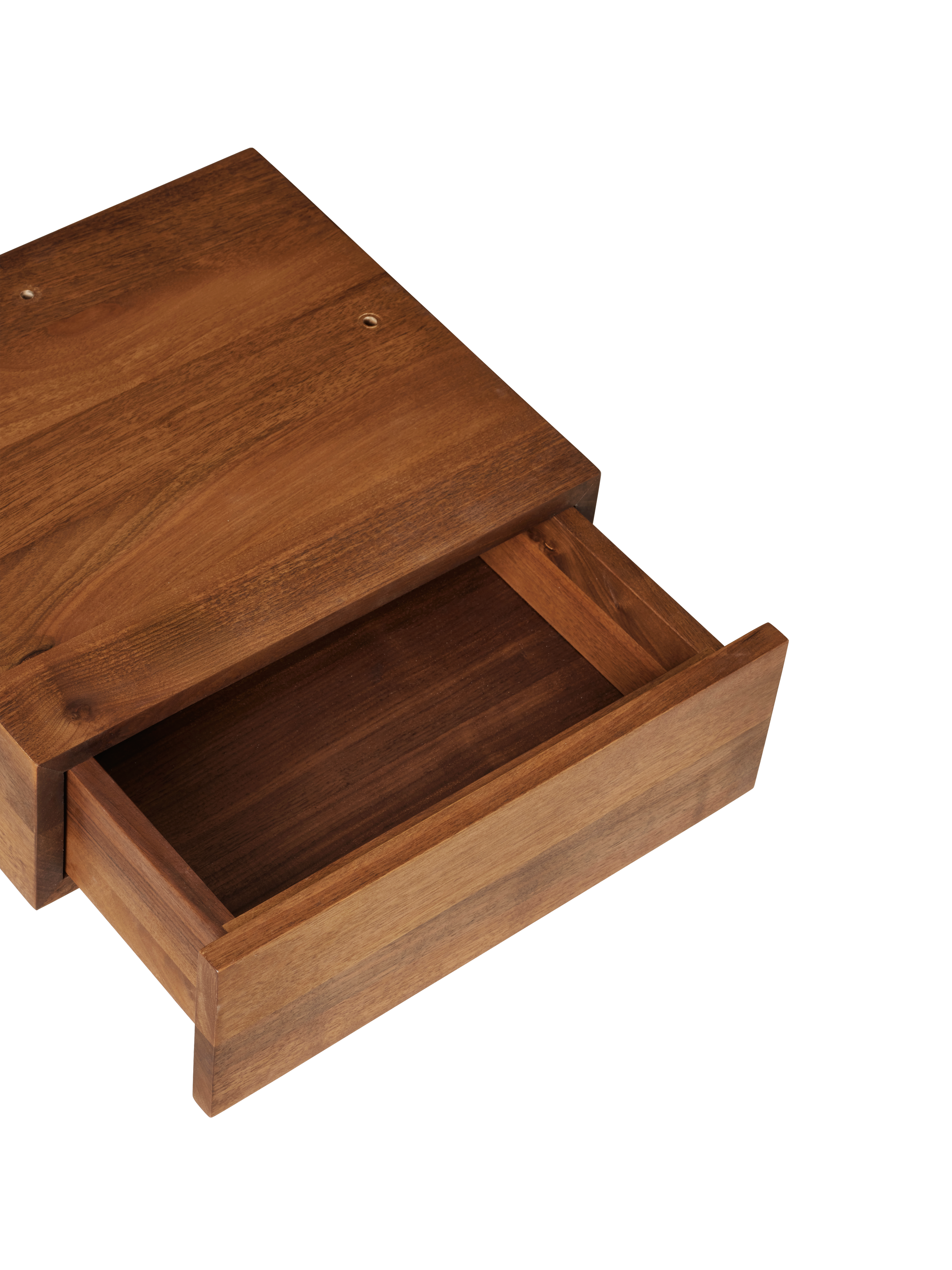 Biurko z szufladą FEVE drewno orzechowe do gabinetu – ferm LIVING
