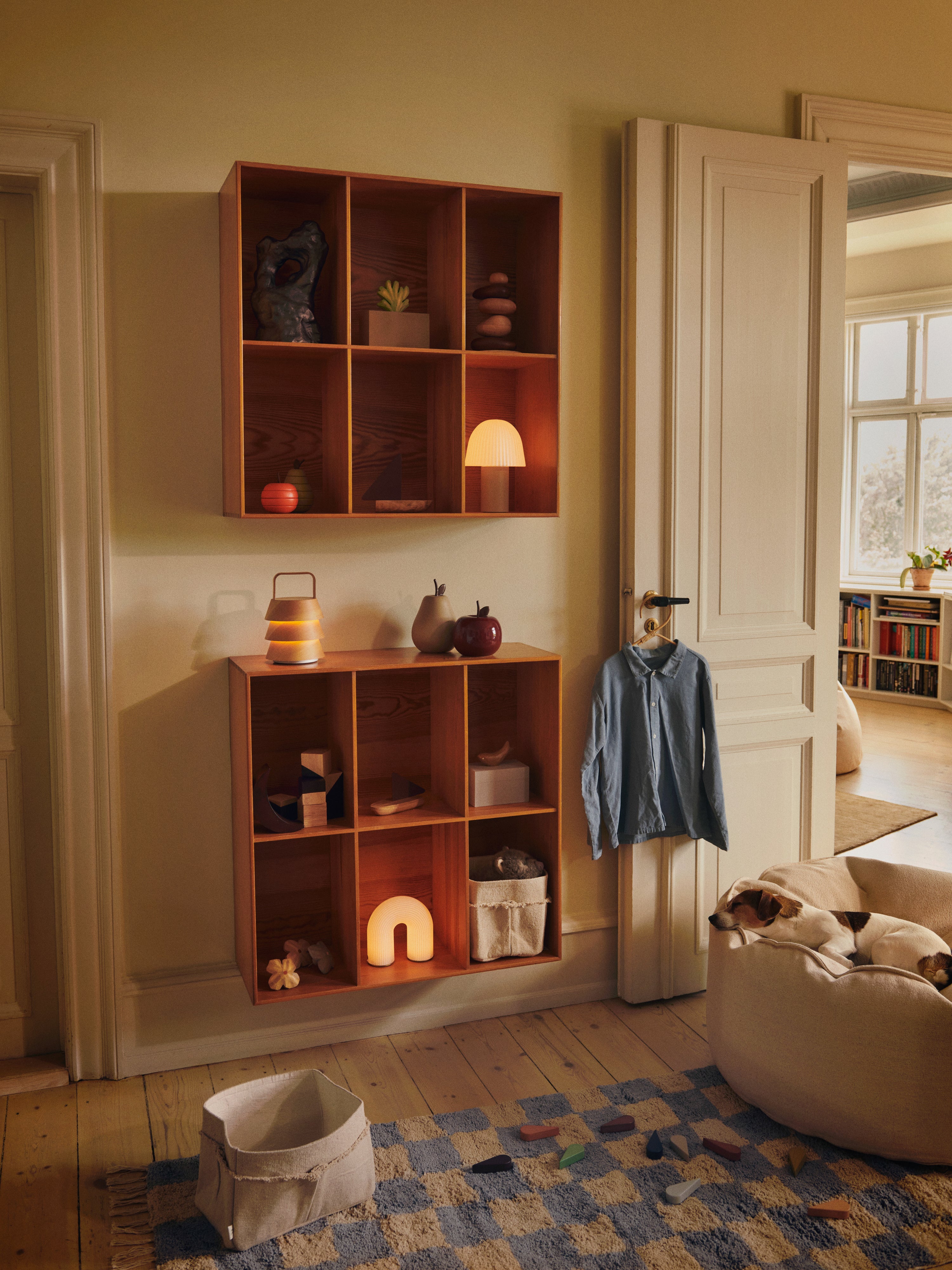 red APPLE piggy bank