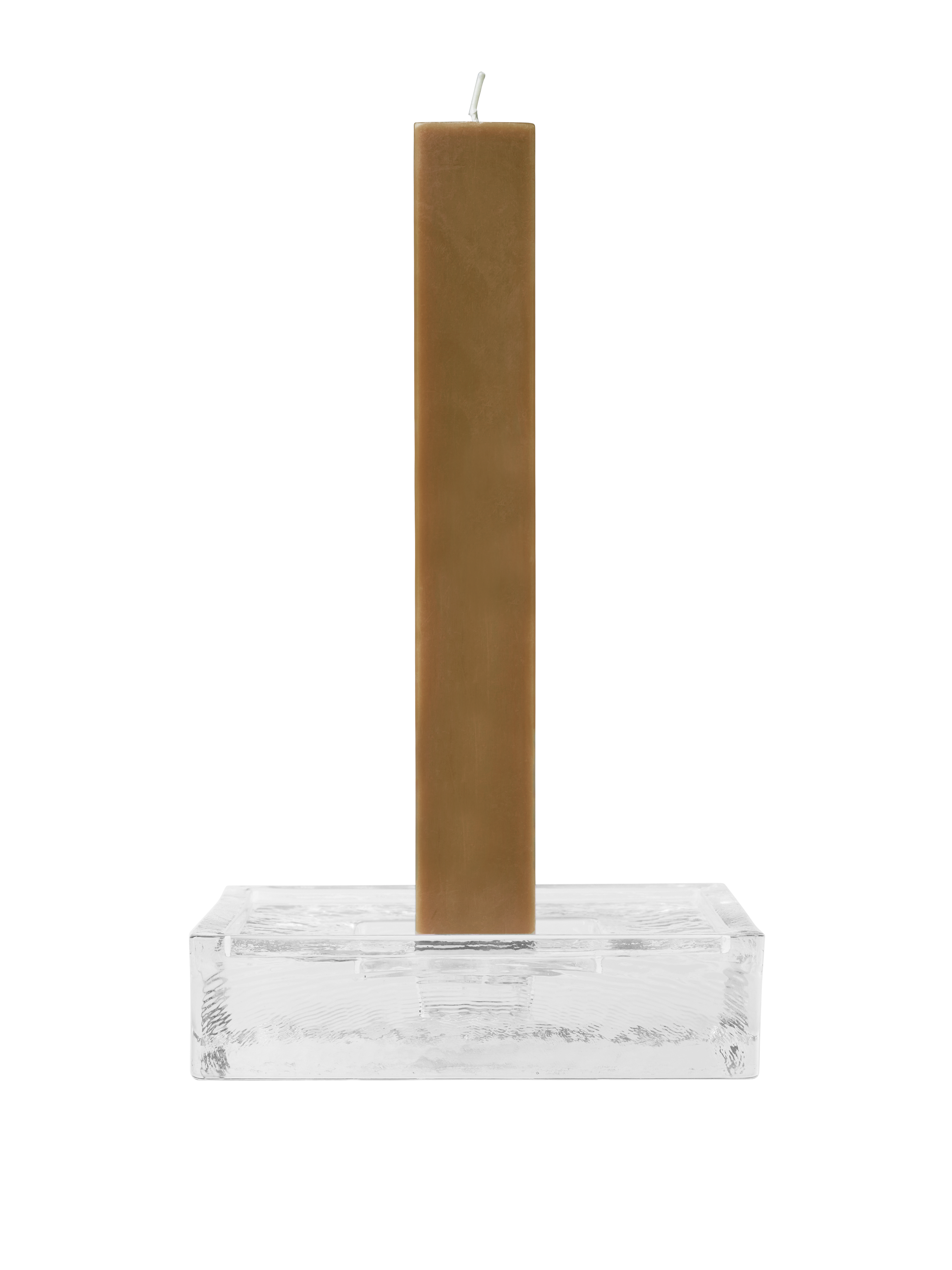 Čtvercový svícen GRADIA sklo