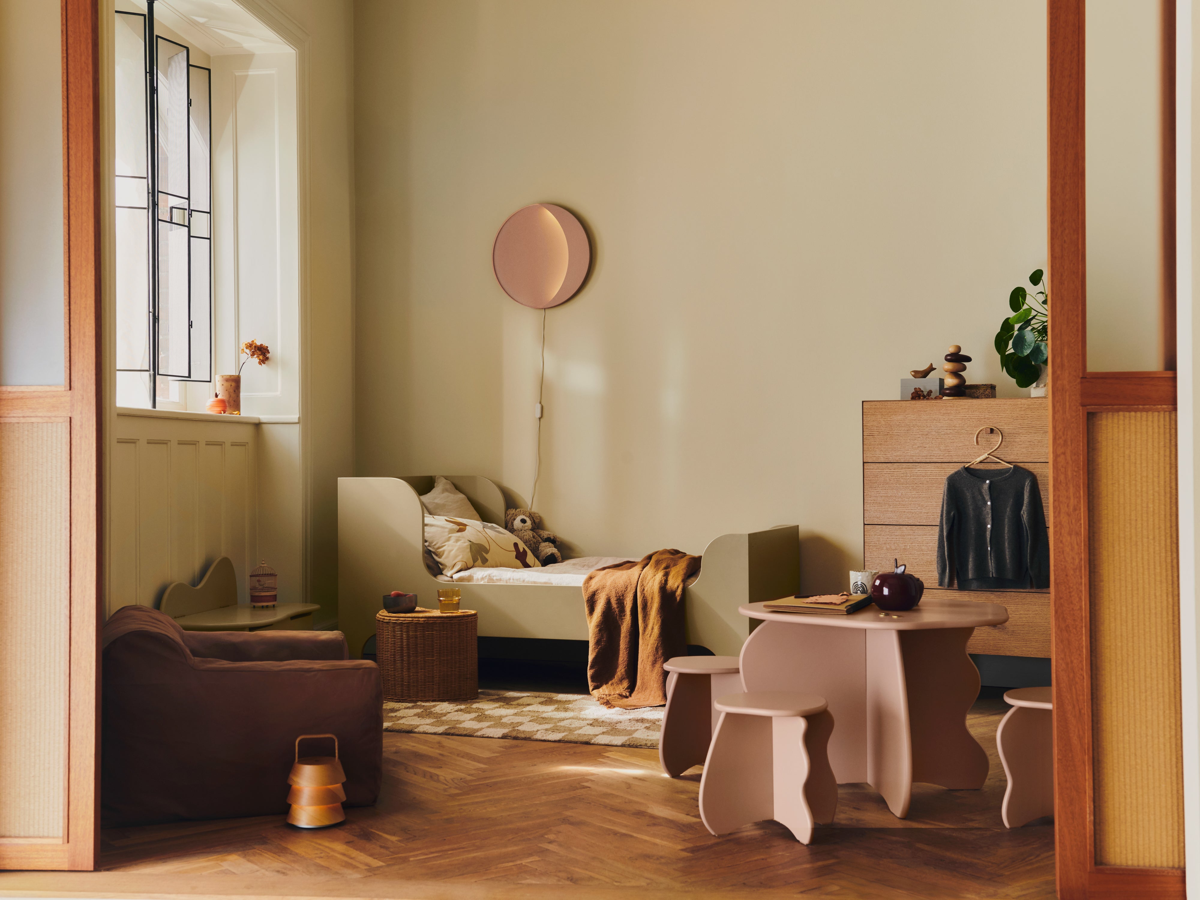 Dětské křeslo BILLOW BEAN BAG hnědé
