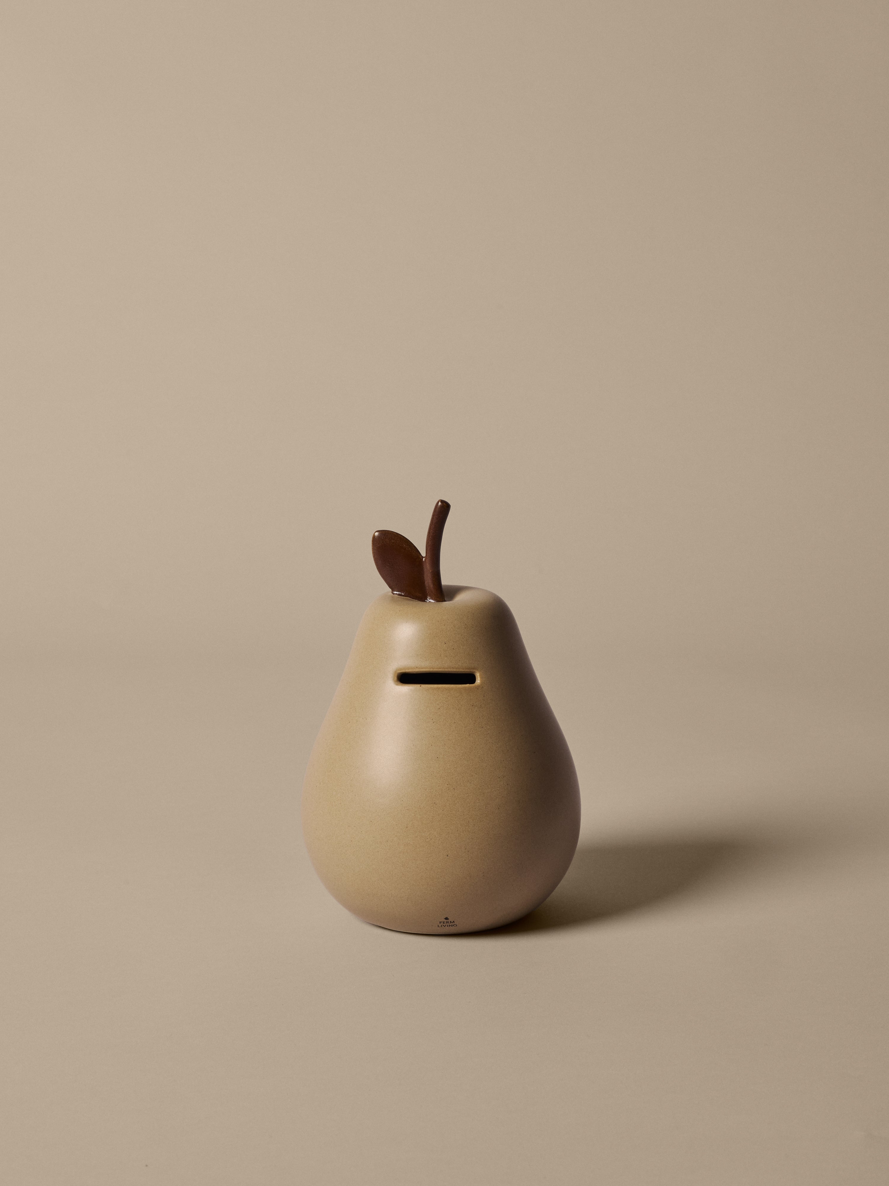 Skarbonka PEAR béžová