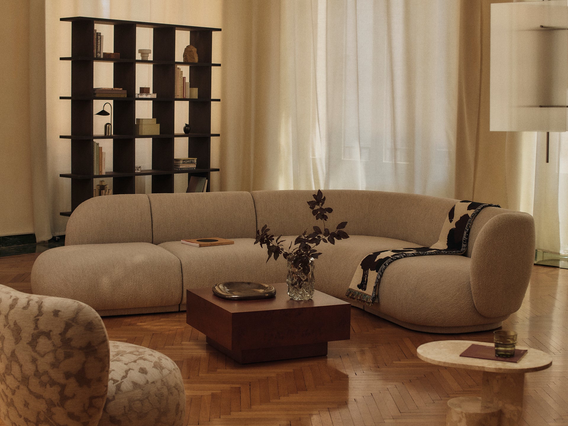Lampa wisząca OESTE szkło ryflowane – styl nowoczesny