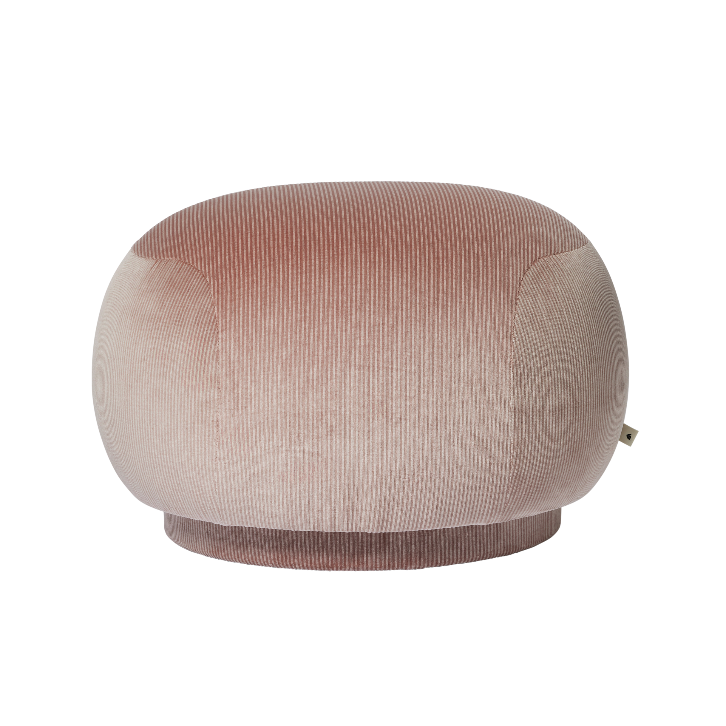 Puf RICO Devoré sametový růžový