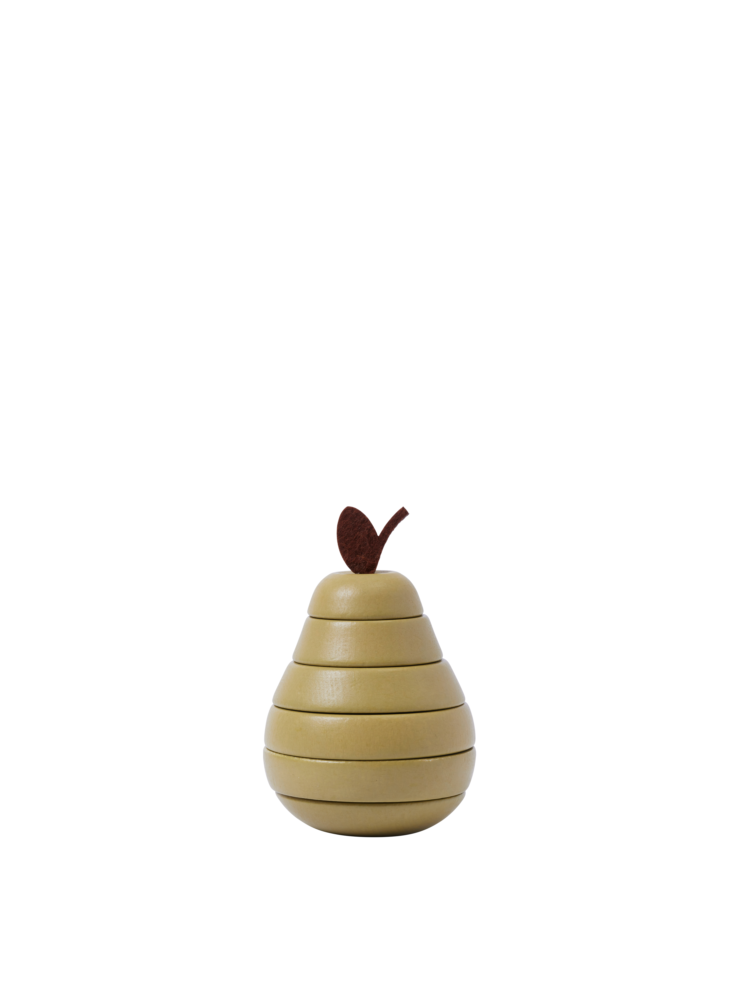 Sada hraček pro děti STAVĚJÍCÍ JABLKO A HRUŠKA bukové dřevo