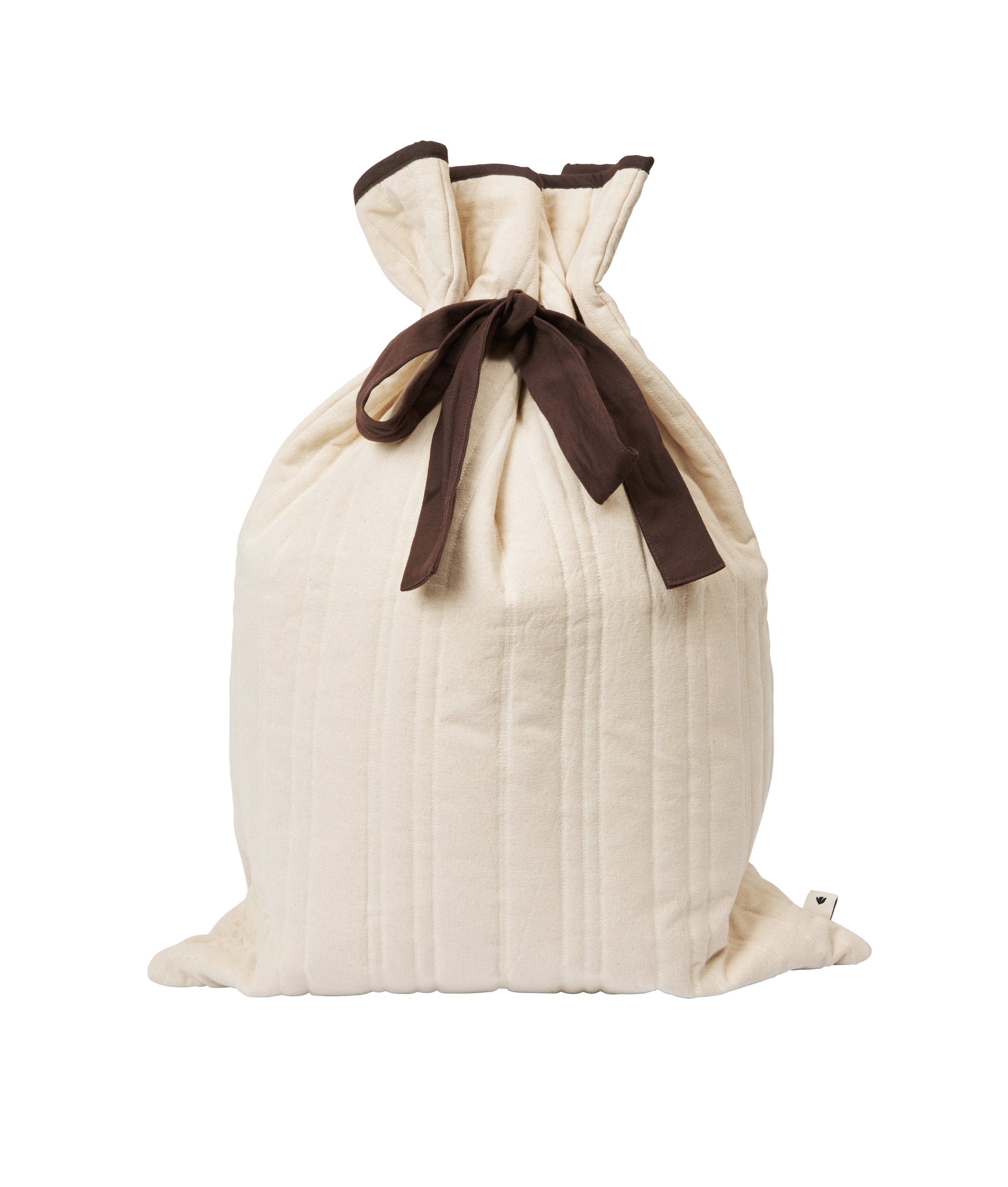 VARI QUILTED SACK beige with brown gift bag