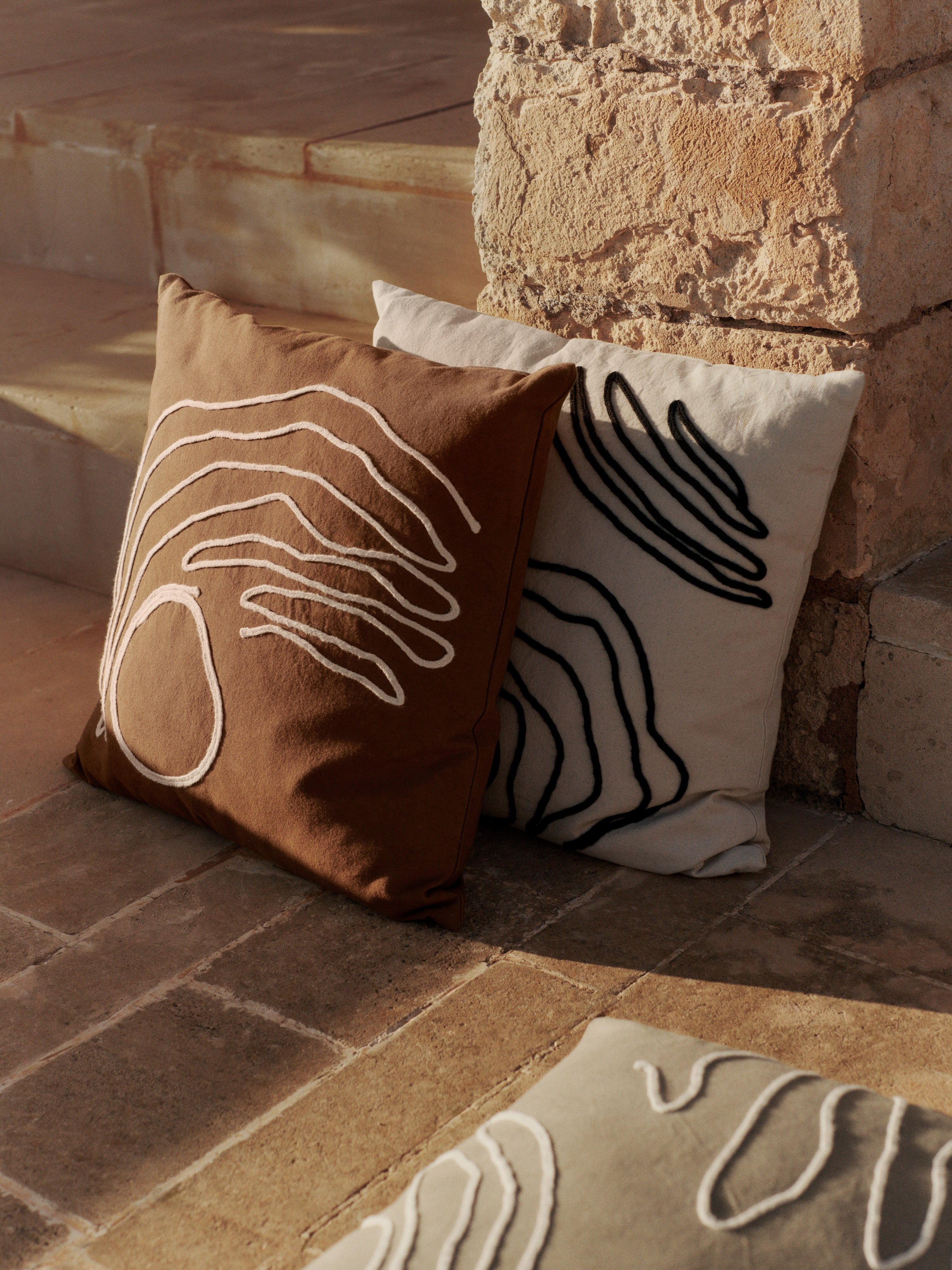 Decorative Pillow JOT Copper Brown