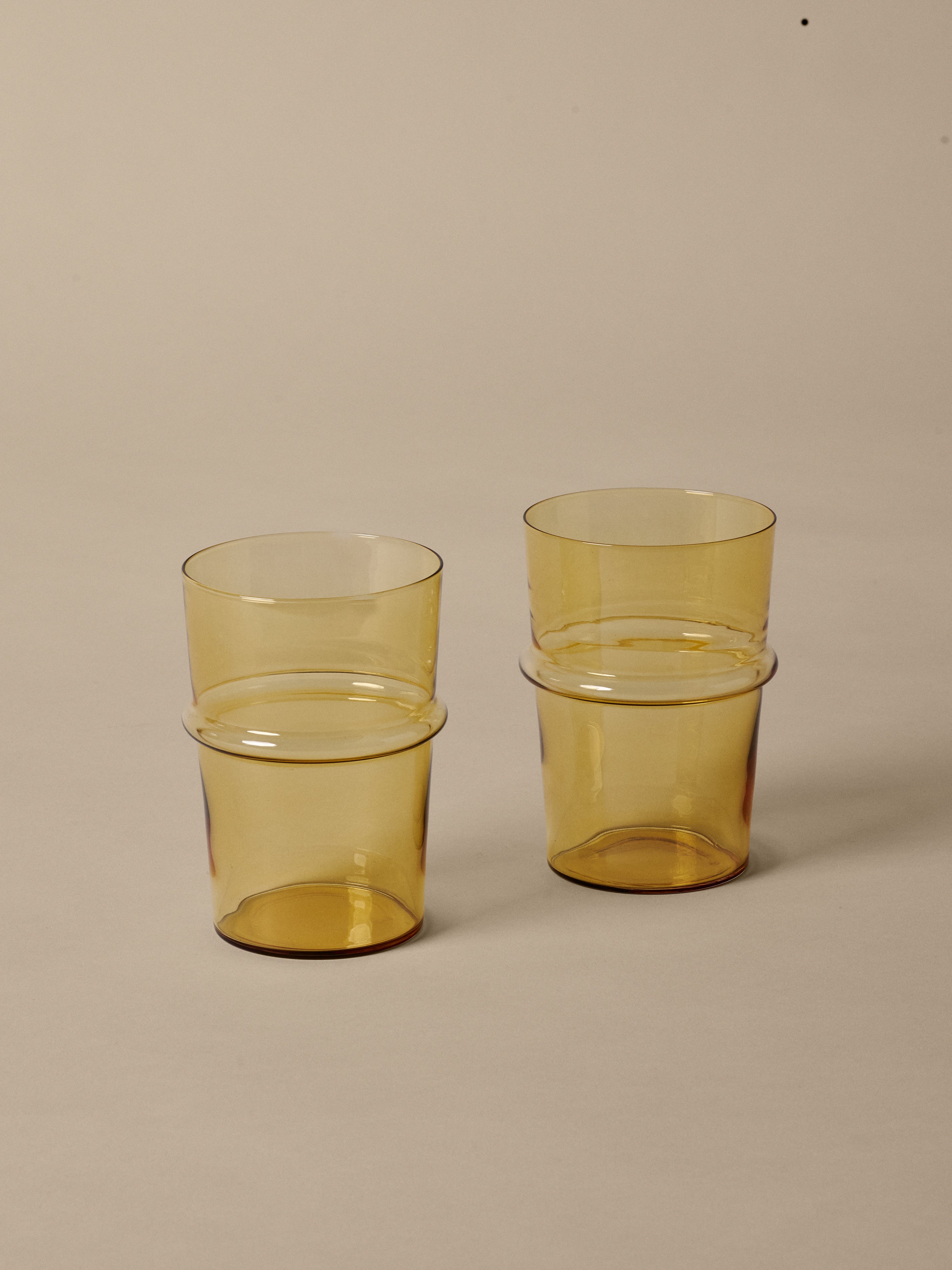 BOYA Yellow Glasses Set