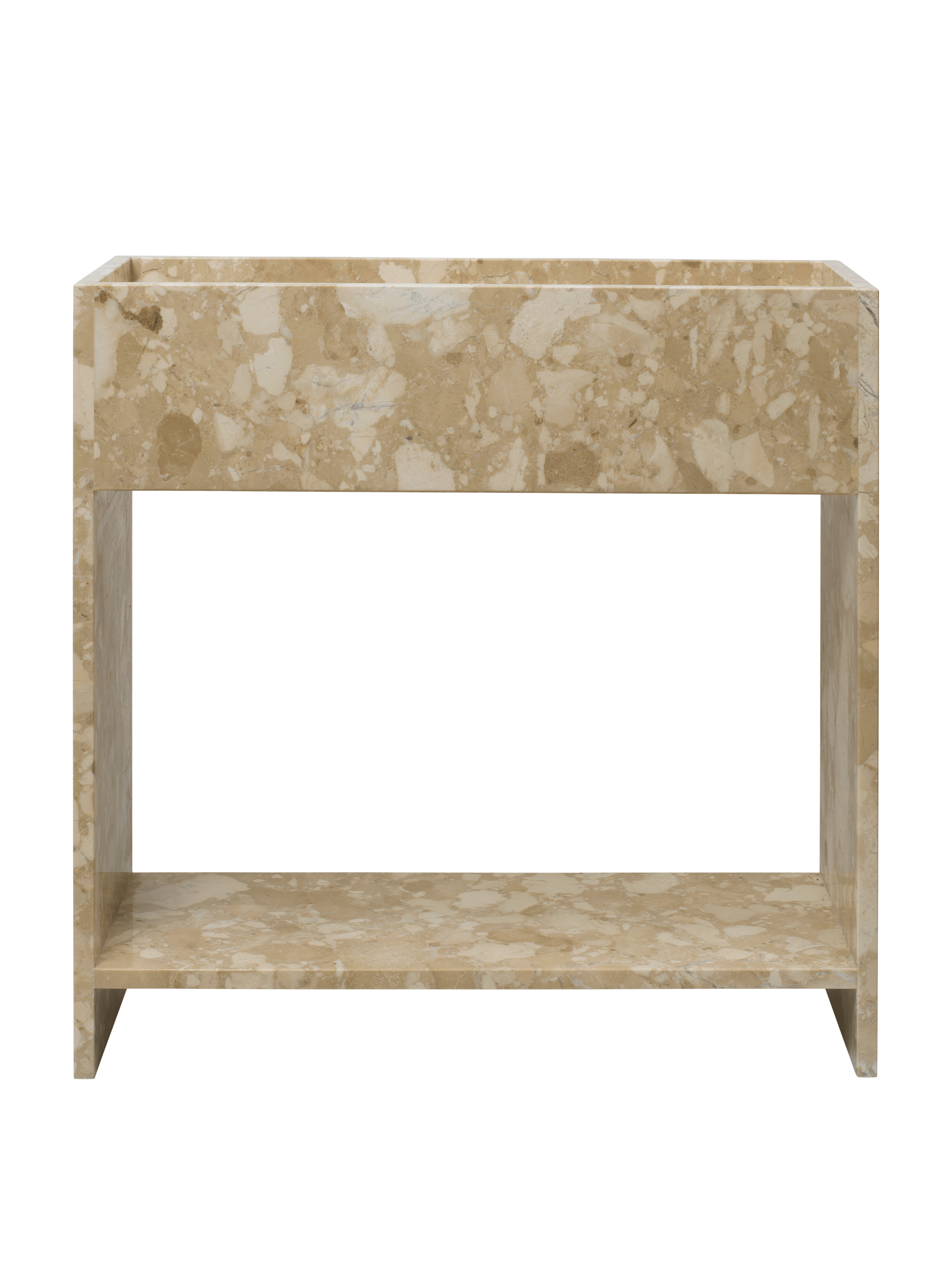 Konzole STONE PLANT BOX pískový mramor