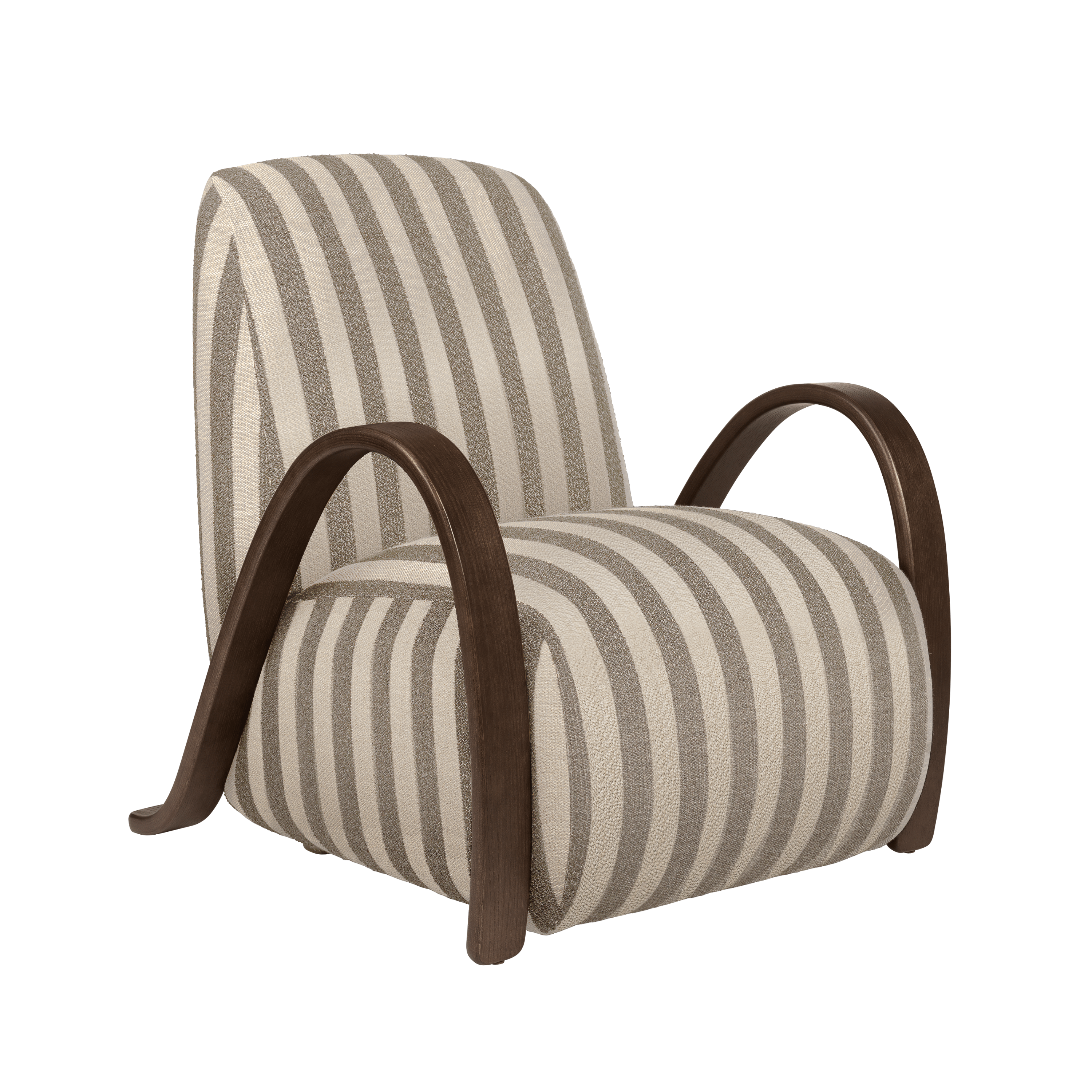 BUUR LOUNGE Armchair Louisiana Sand with Broken White