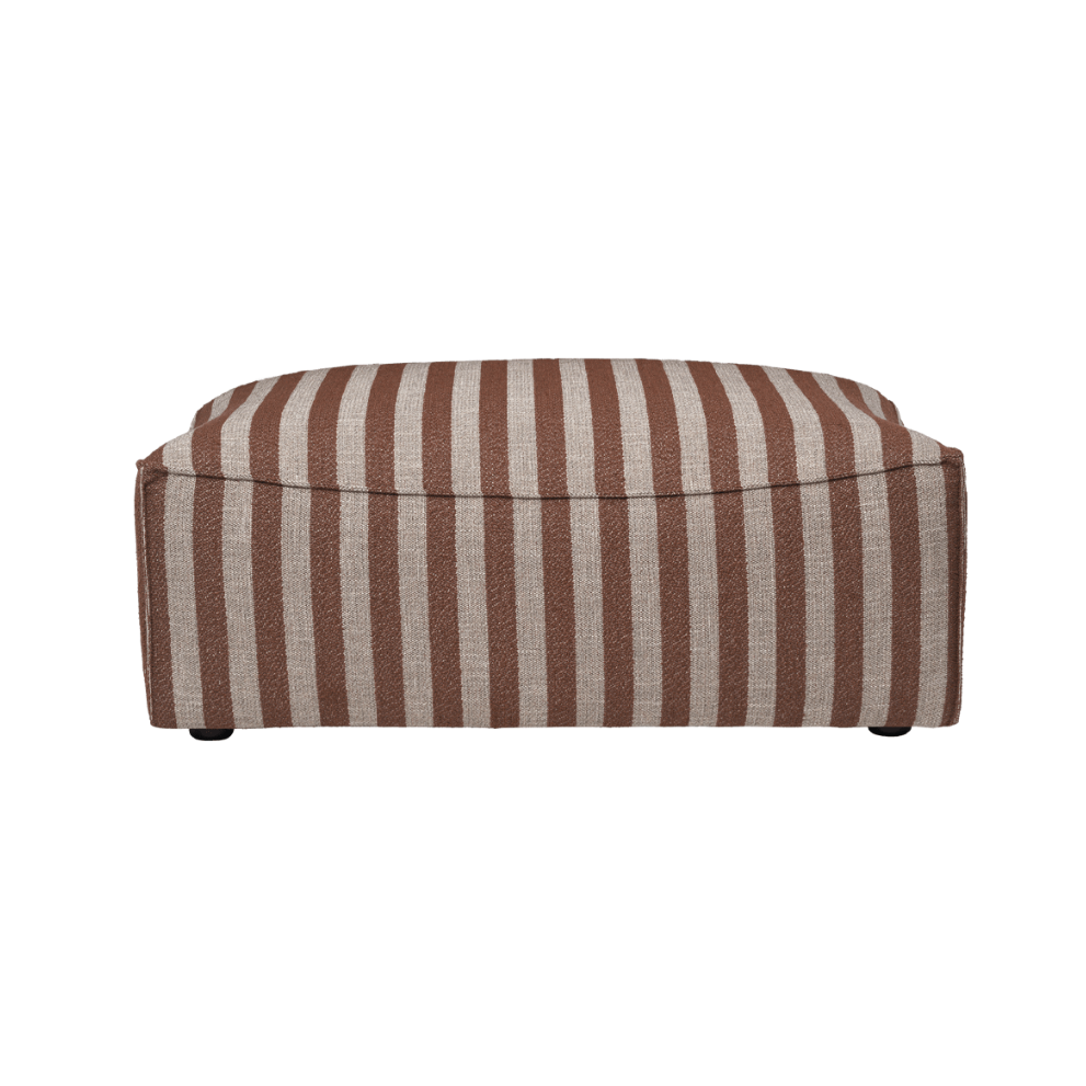 CATENA Pouf Louisiana chocolate with sand