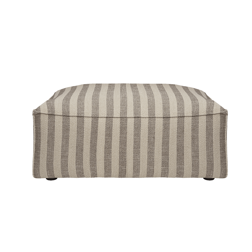 CATENA Pouf Louisiana Sand with Broken White