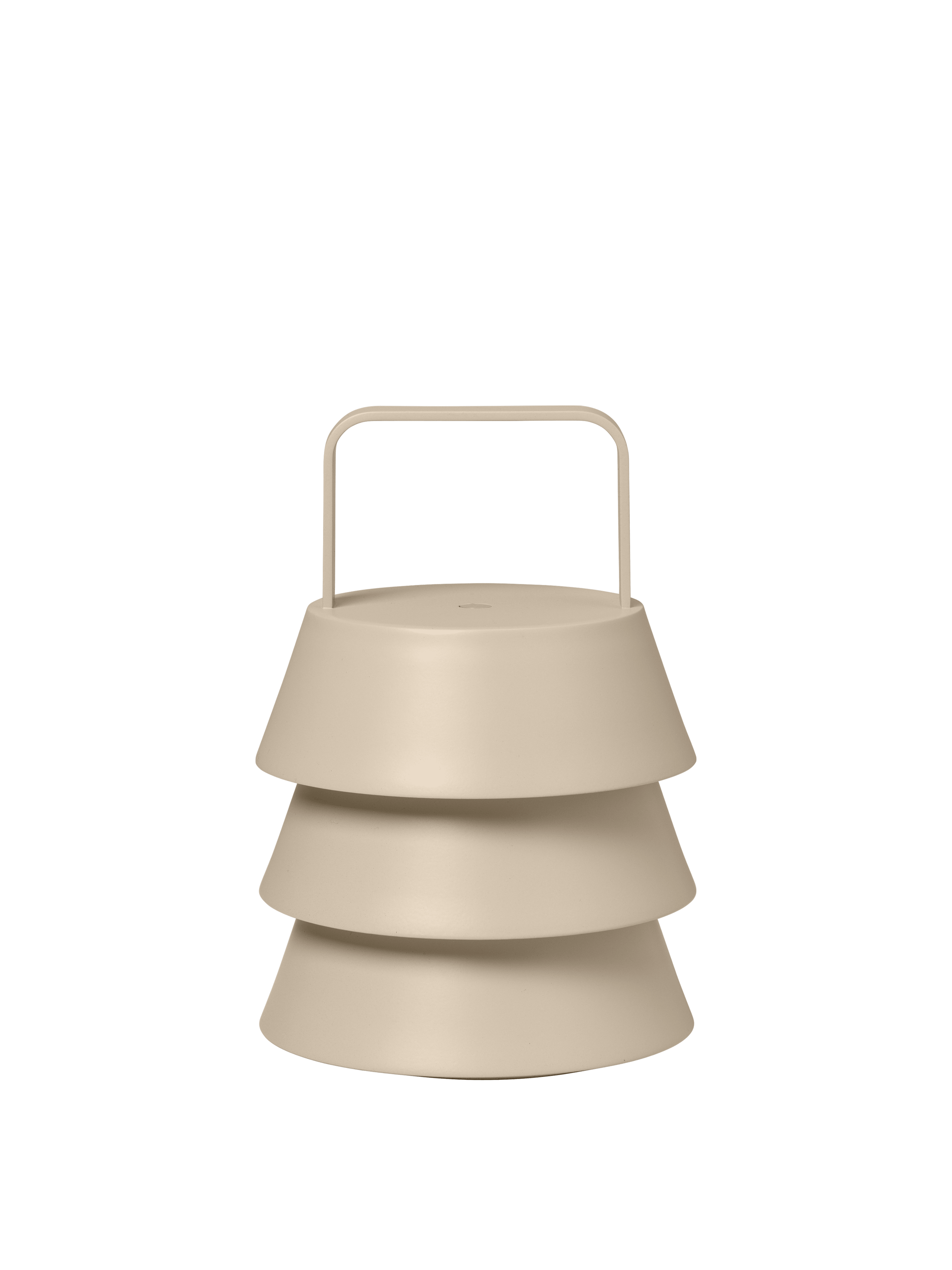 Přenosná lampa LUVER béžová