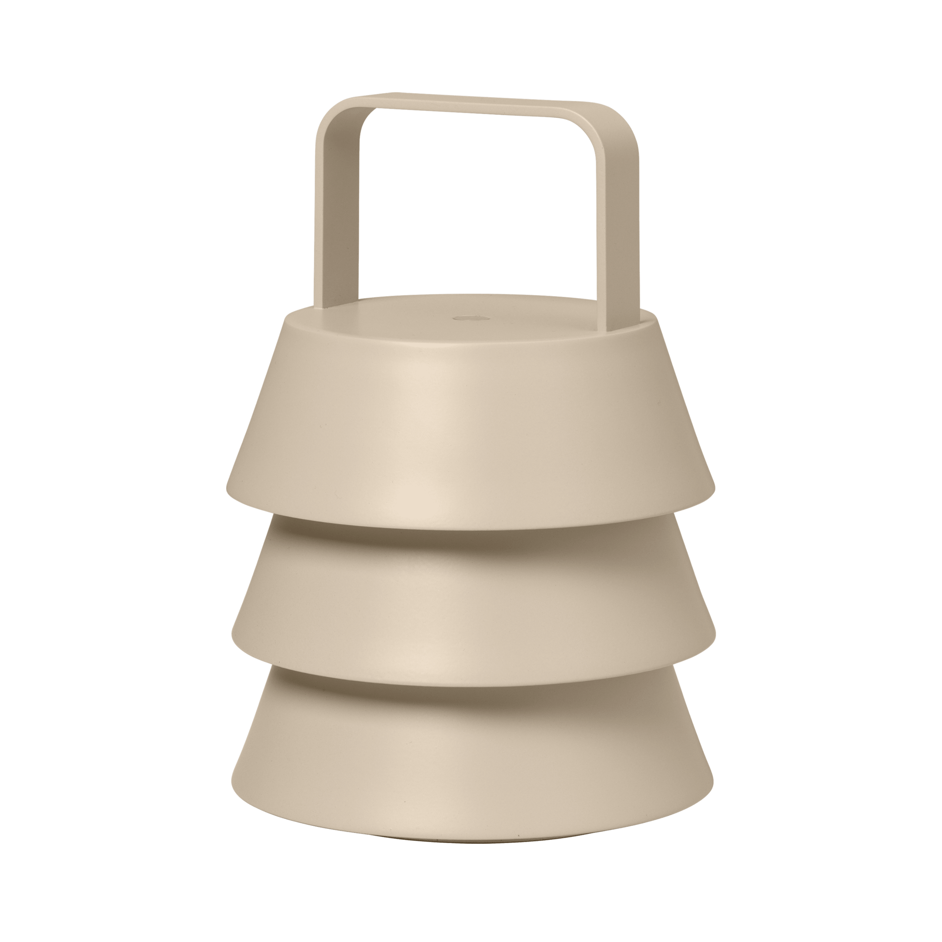 Přenosná lampa LUVER béžová