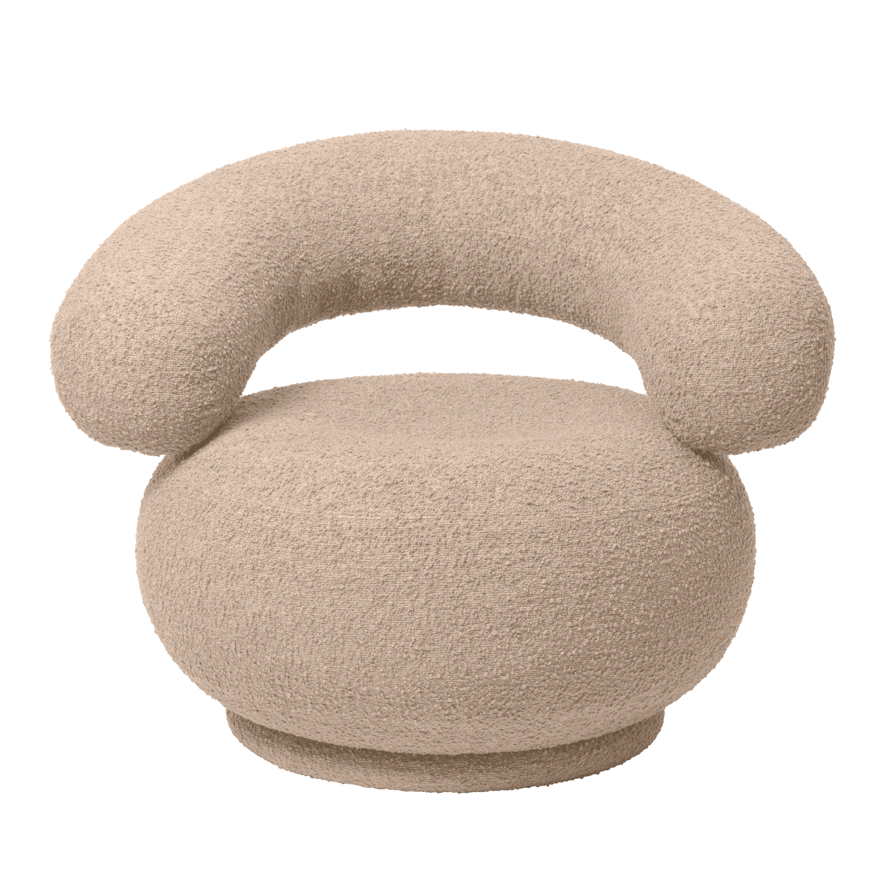 Křeslo ORBO béžový boucle