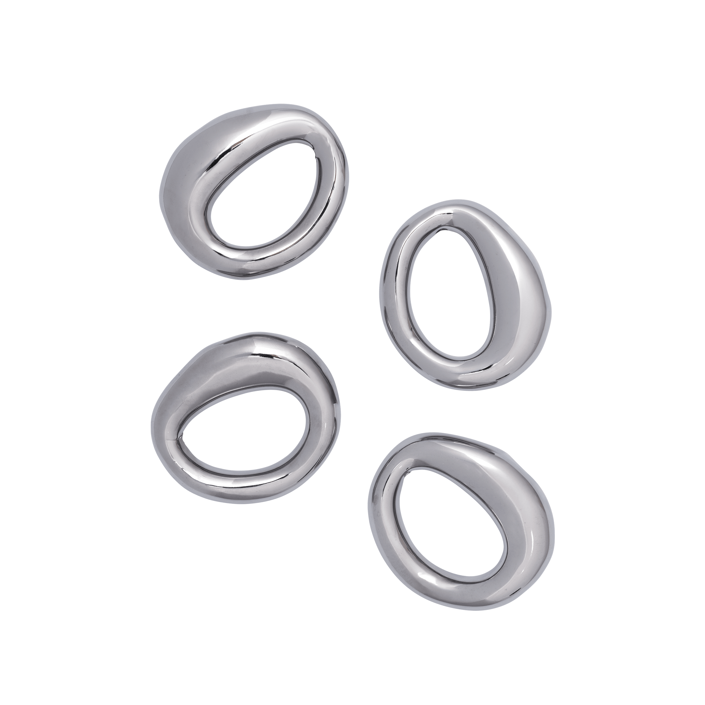 ORRITH Silver Napkin Ring Set