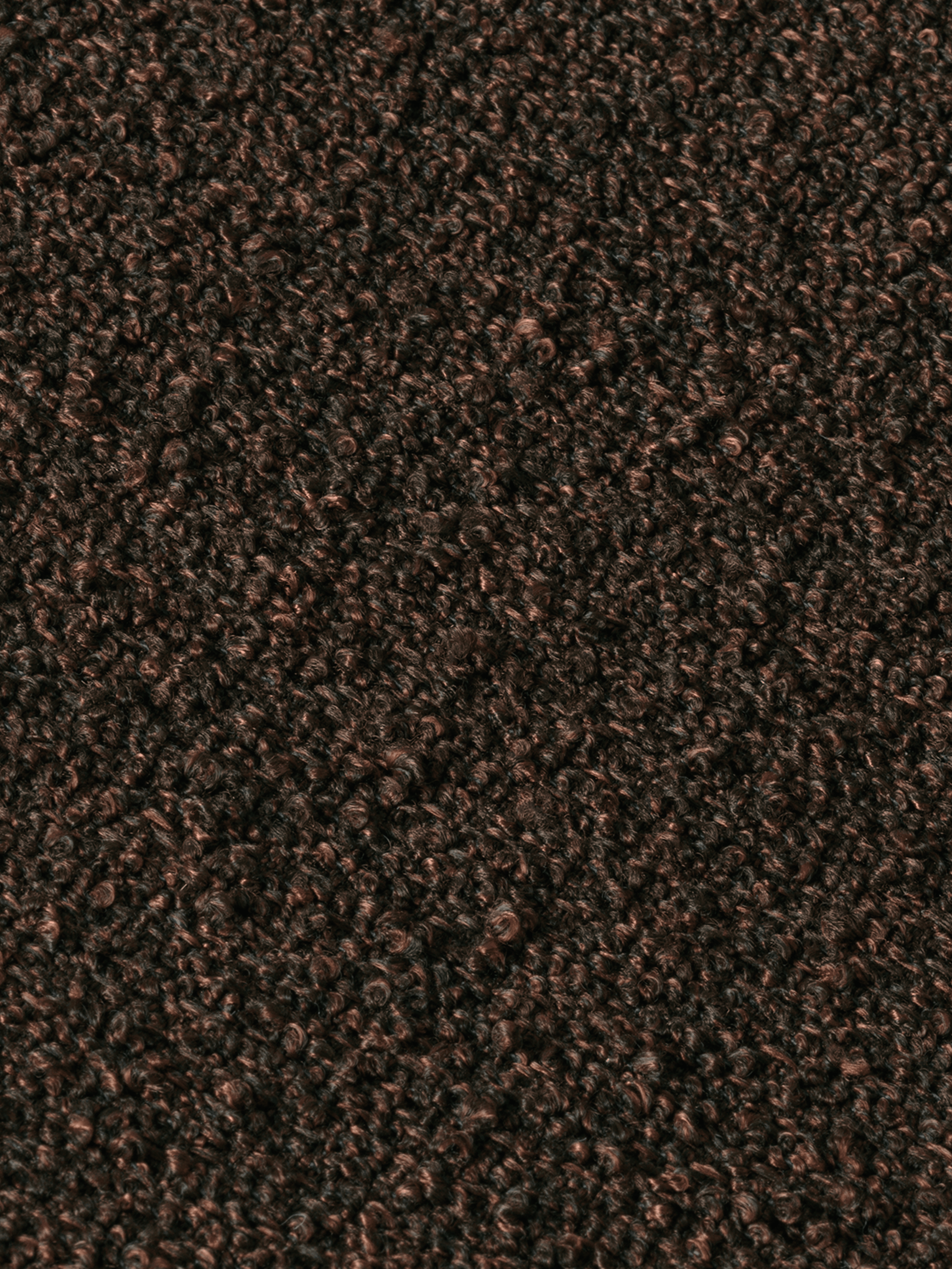 Modul / křeslo ROULI hnědý boucle