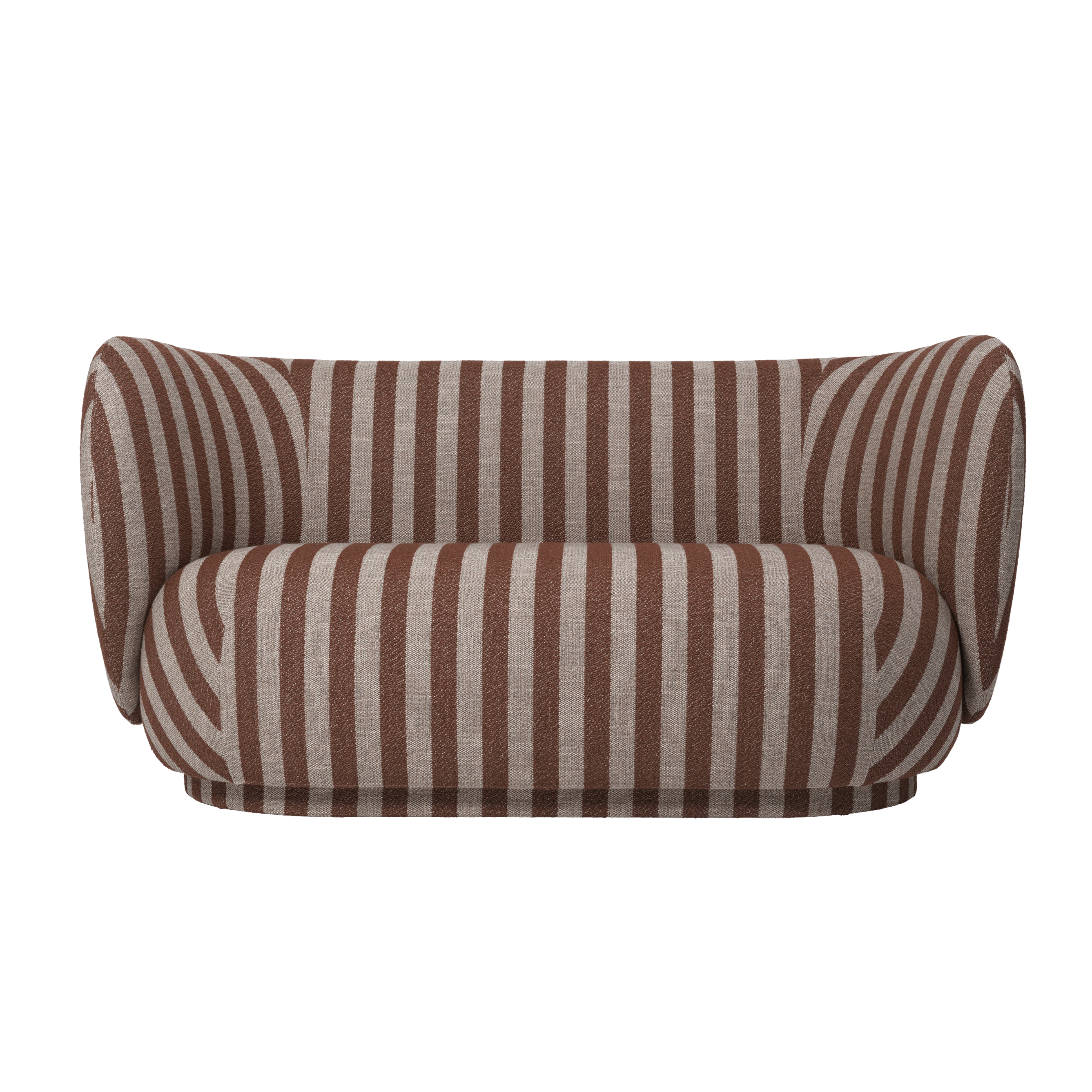 Sofa 2-osobová RICO Louisiana čokoládová s pískovou