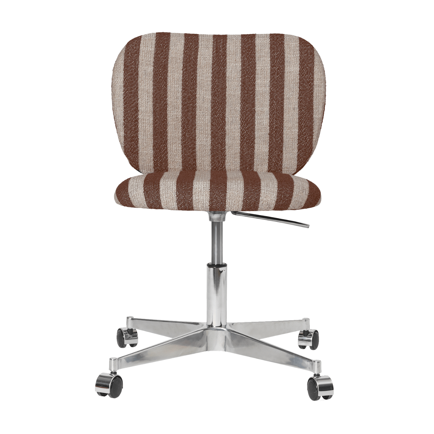 RICO Louisiana Office Chair in Chocolate with Marker Base and Wheels