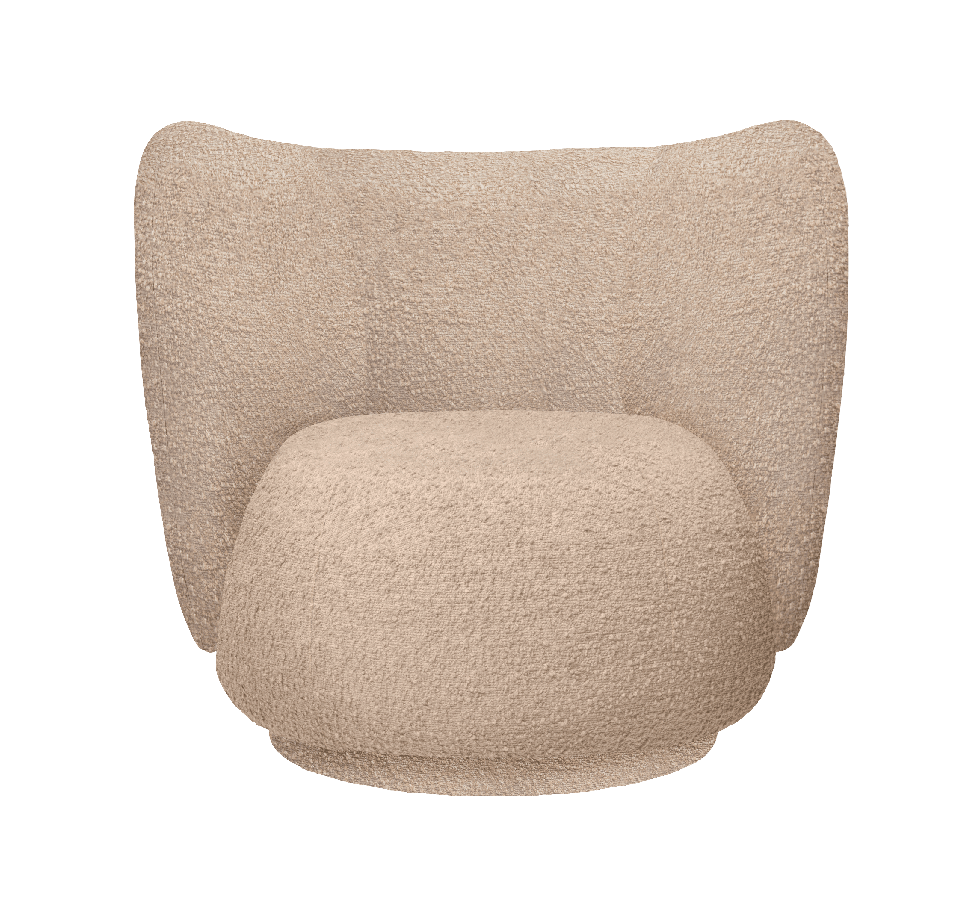Křeslo RICO LOUNGE béžové boucle