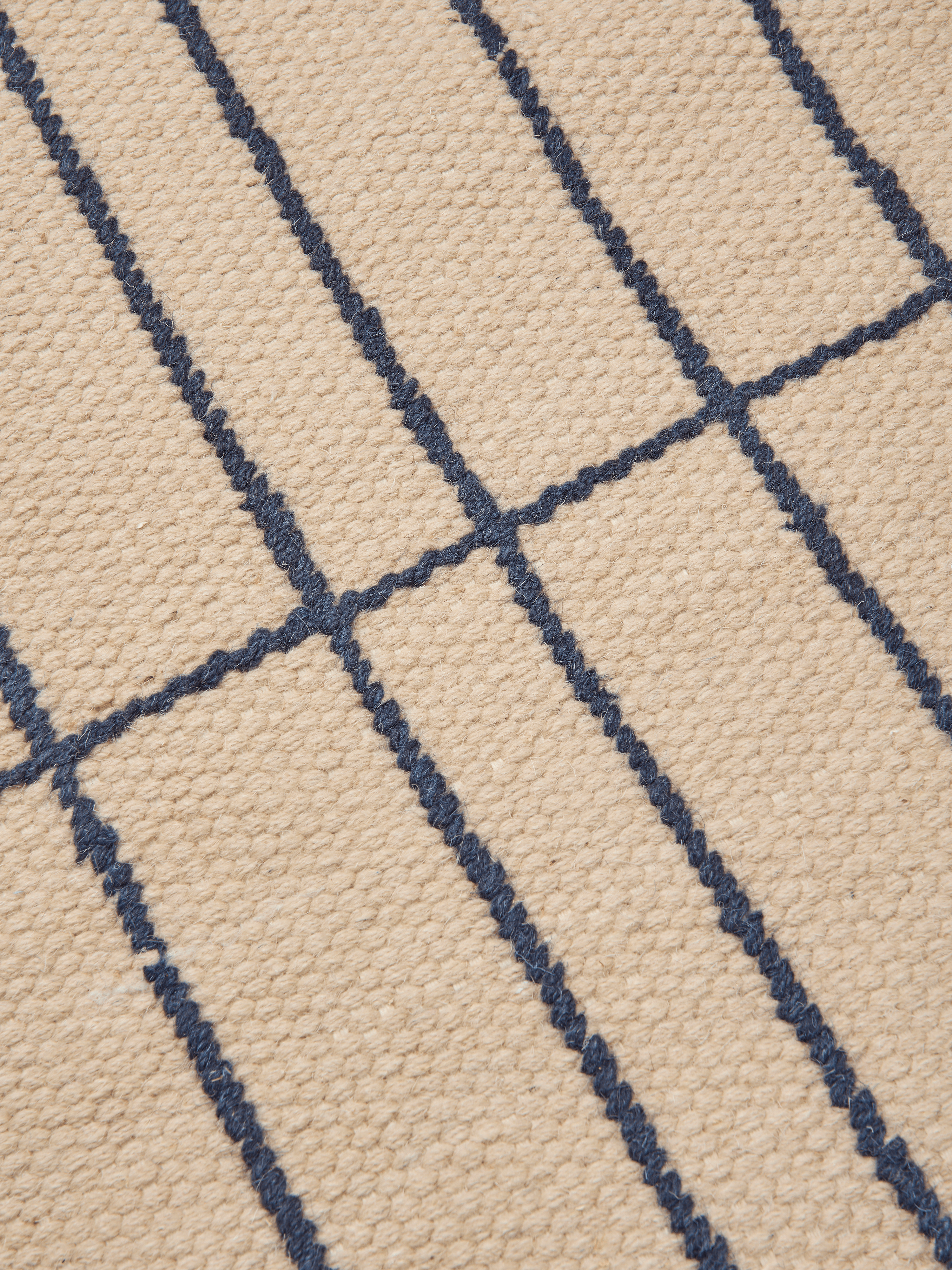 Koberec SEN béžový s indigem