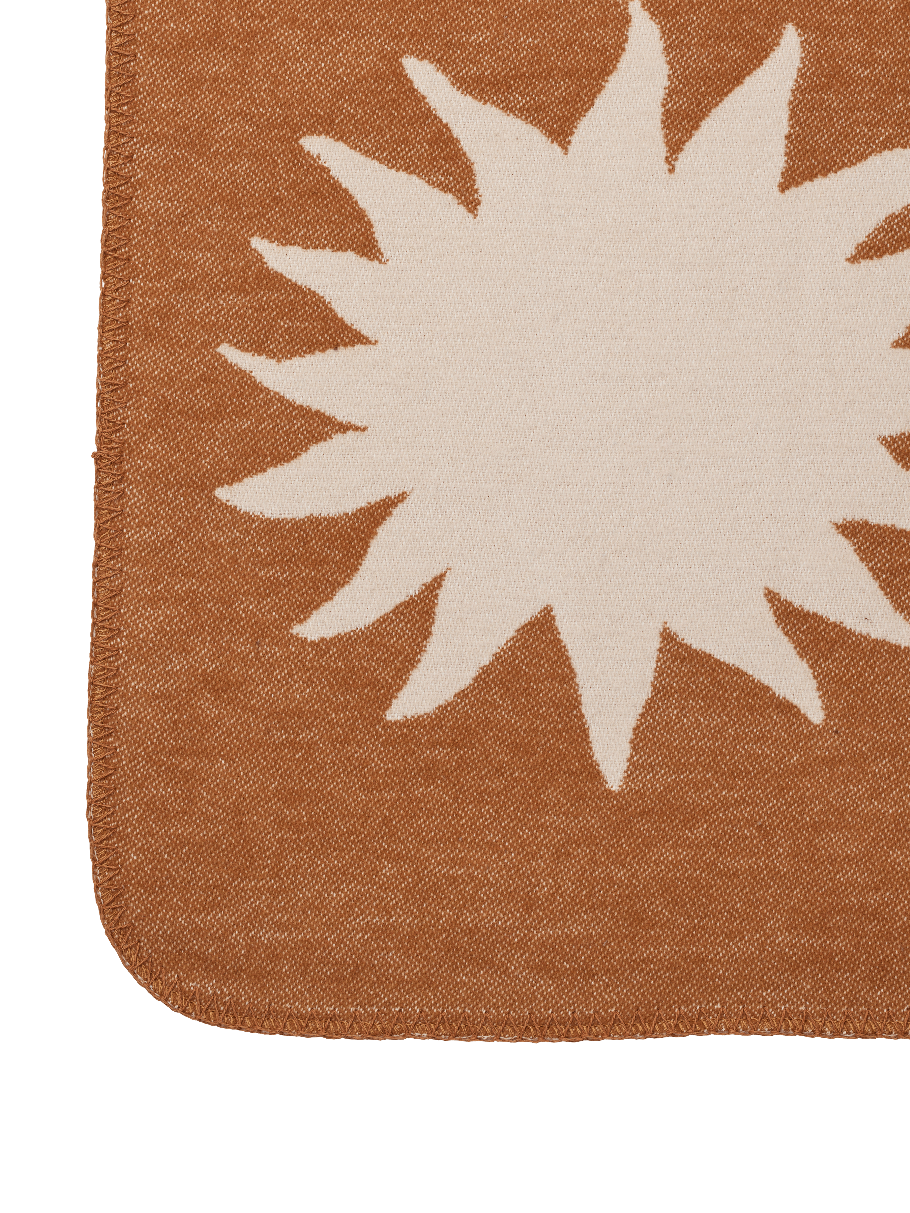 Dětská deka SKYE cihlová s béžovou