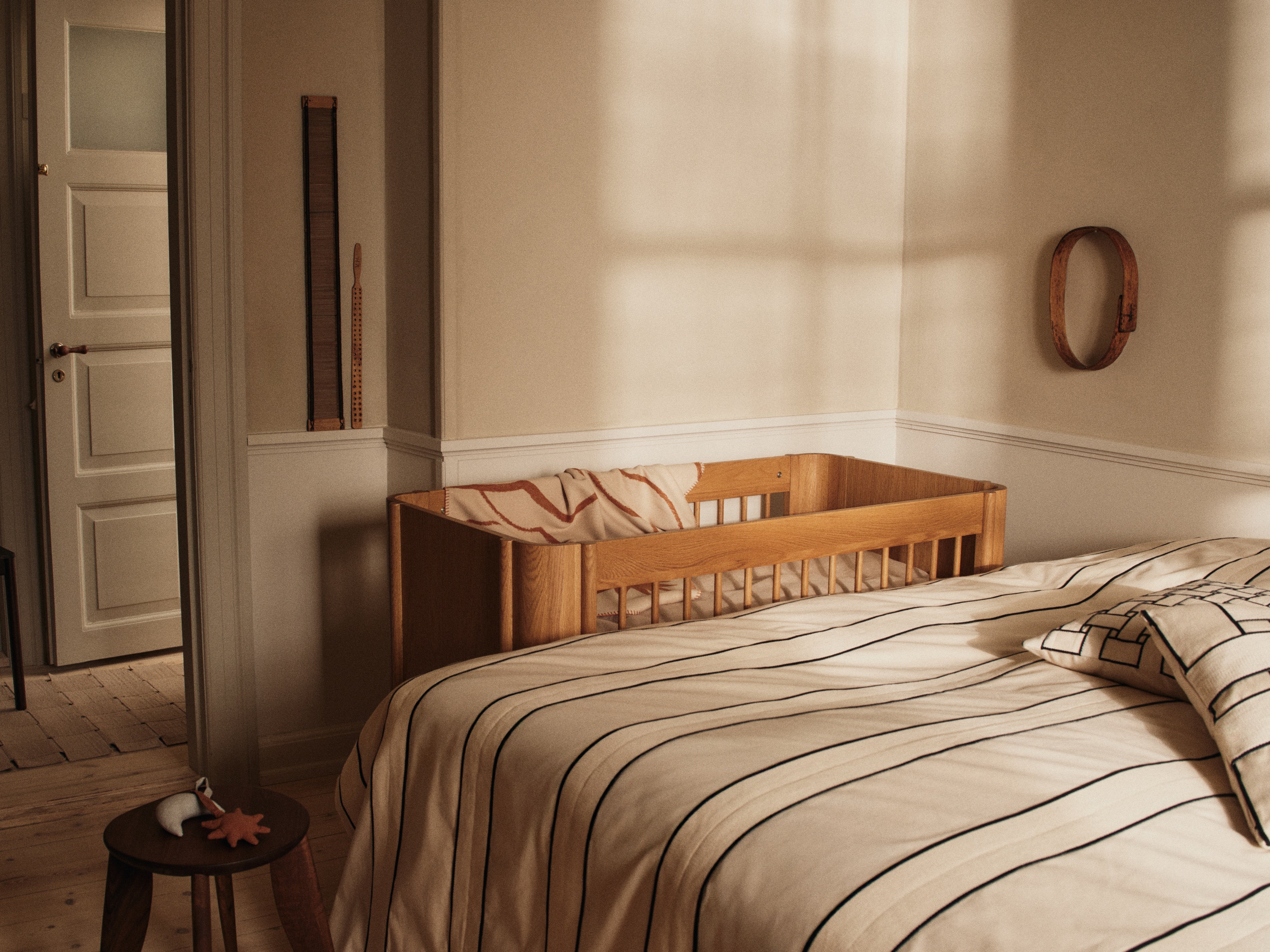 Povlak na polštář TWILL béžový s černým