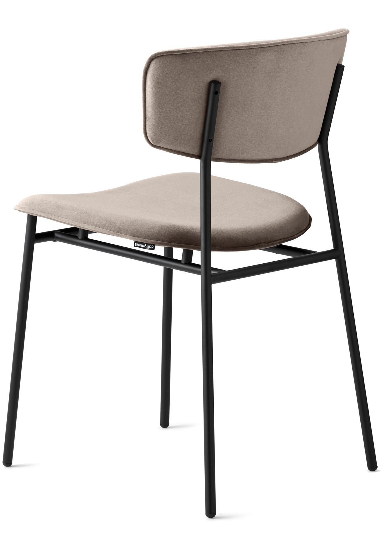 Čalouněné křeslo FIFTIES s černým podstavcem