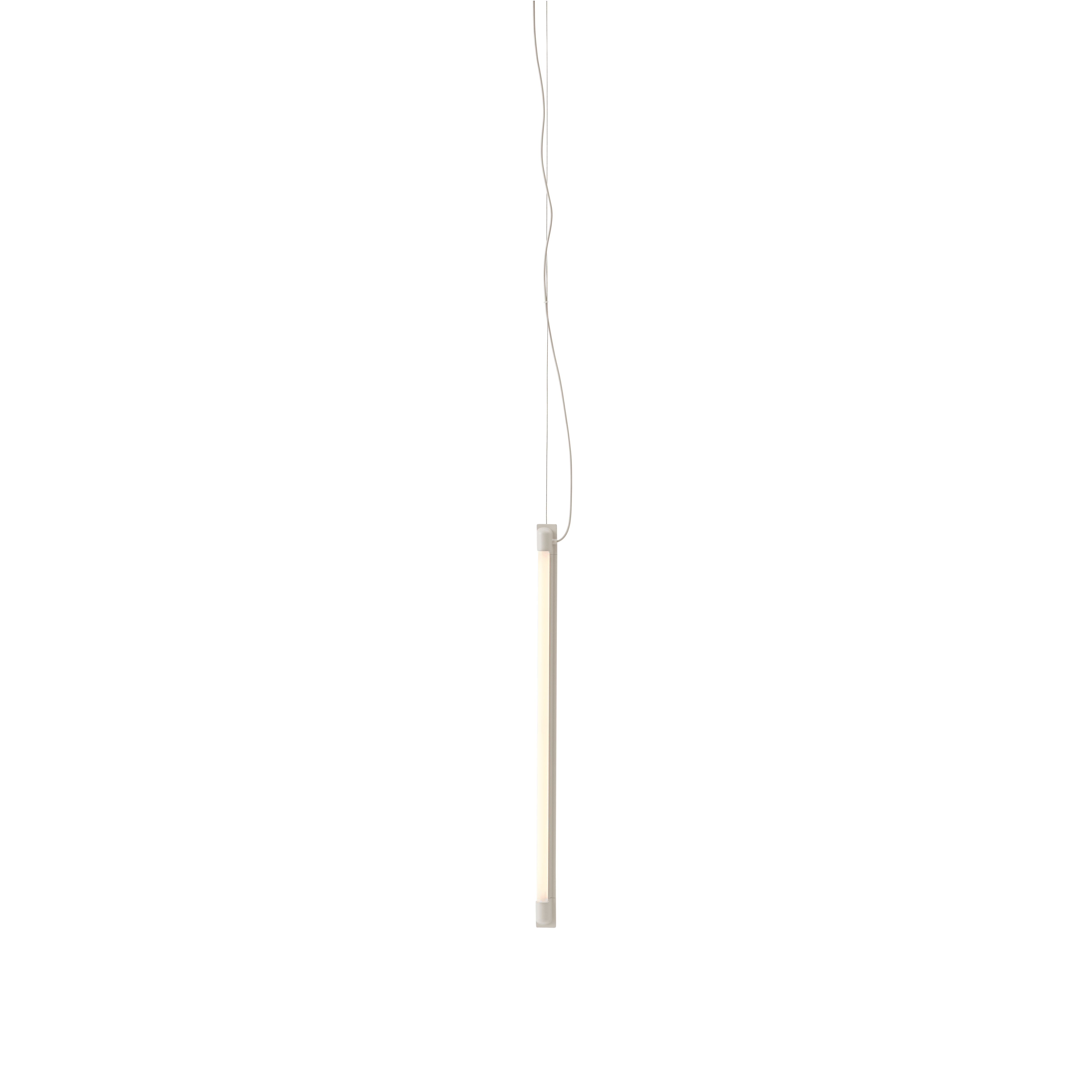 Závěsná lampa FINE světle šedá