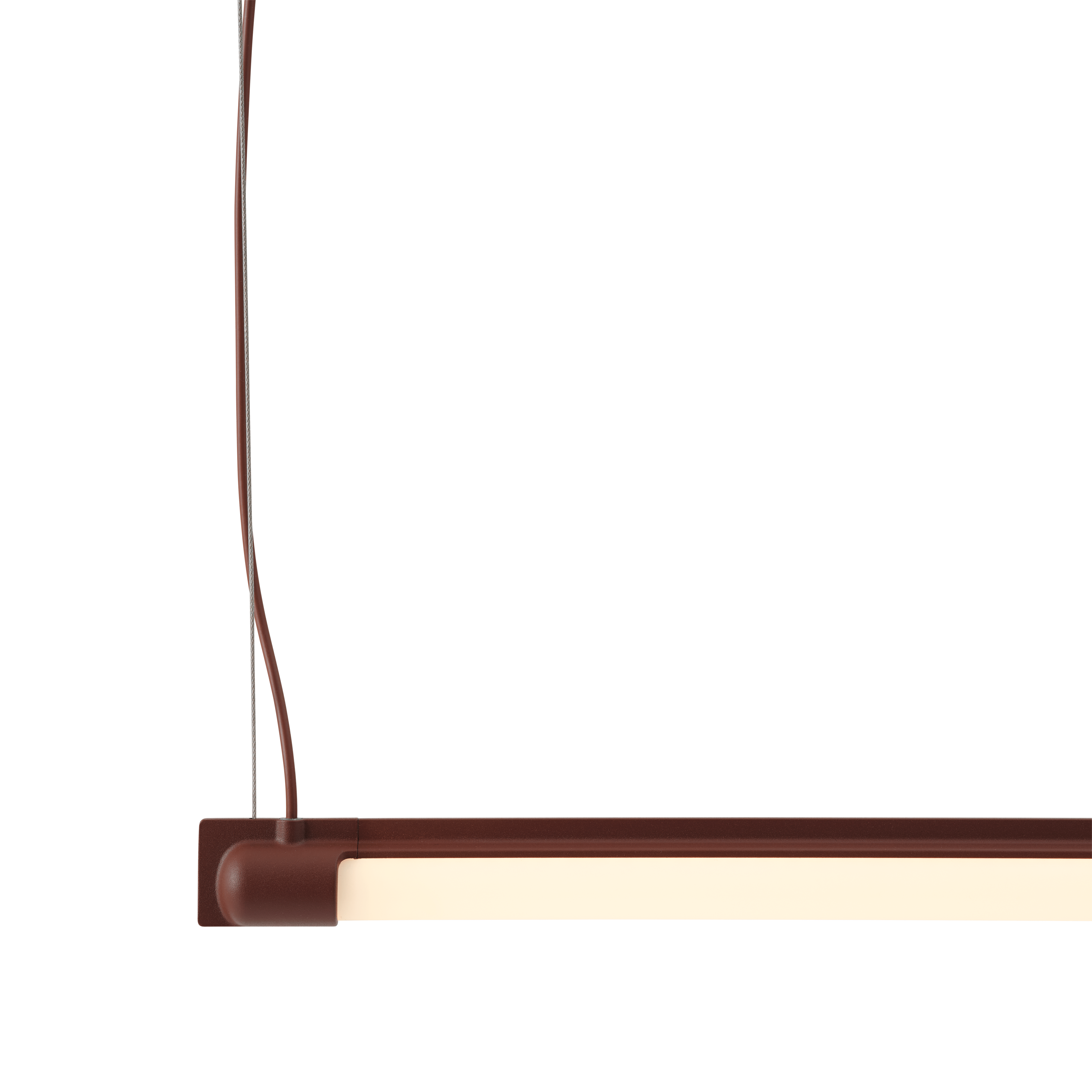 Závěsná lampa FINE bordó