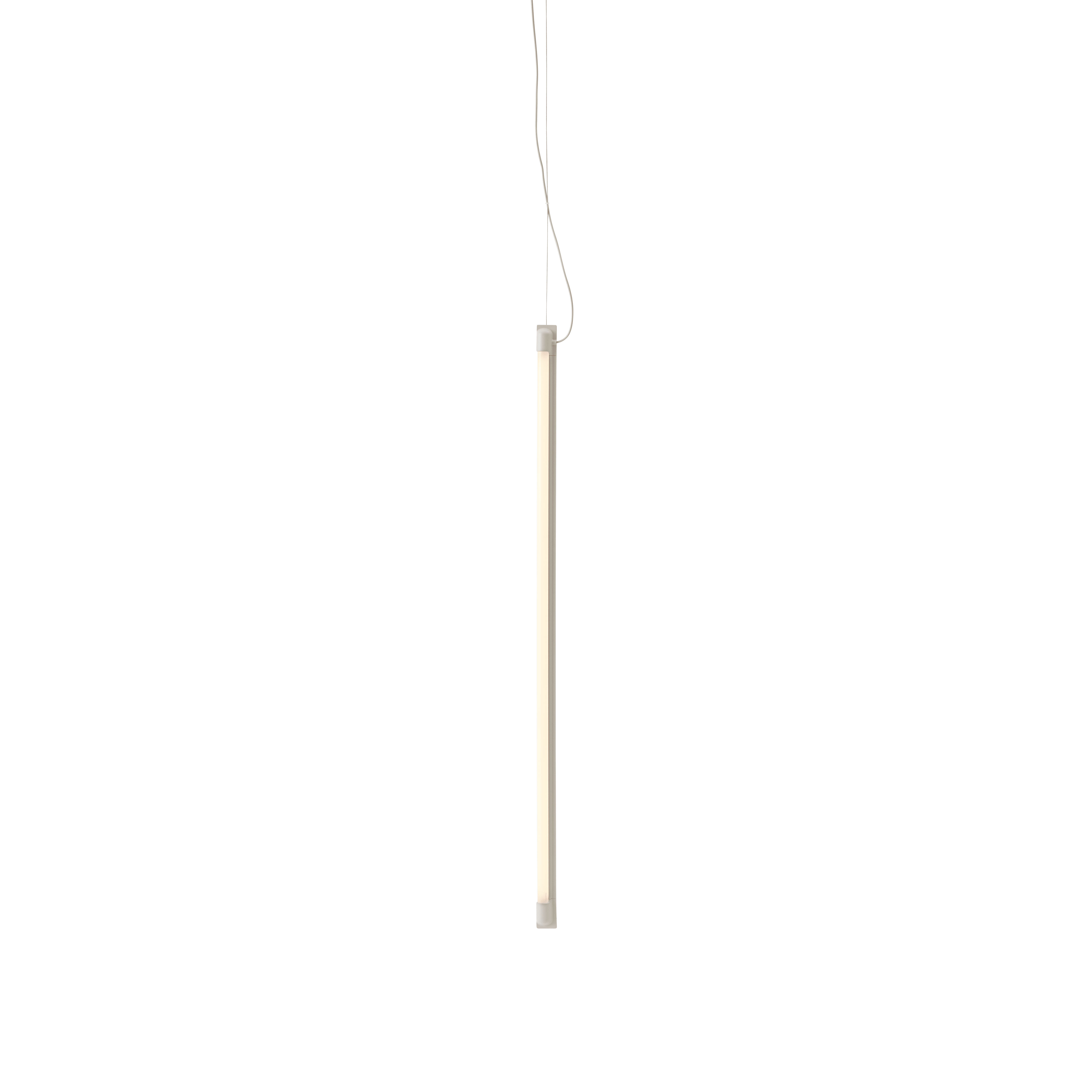 Závěsná lampa FINE světle šedá