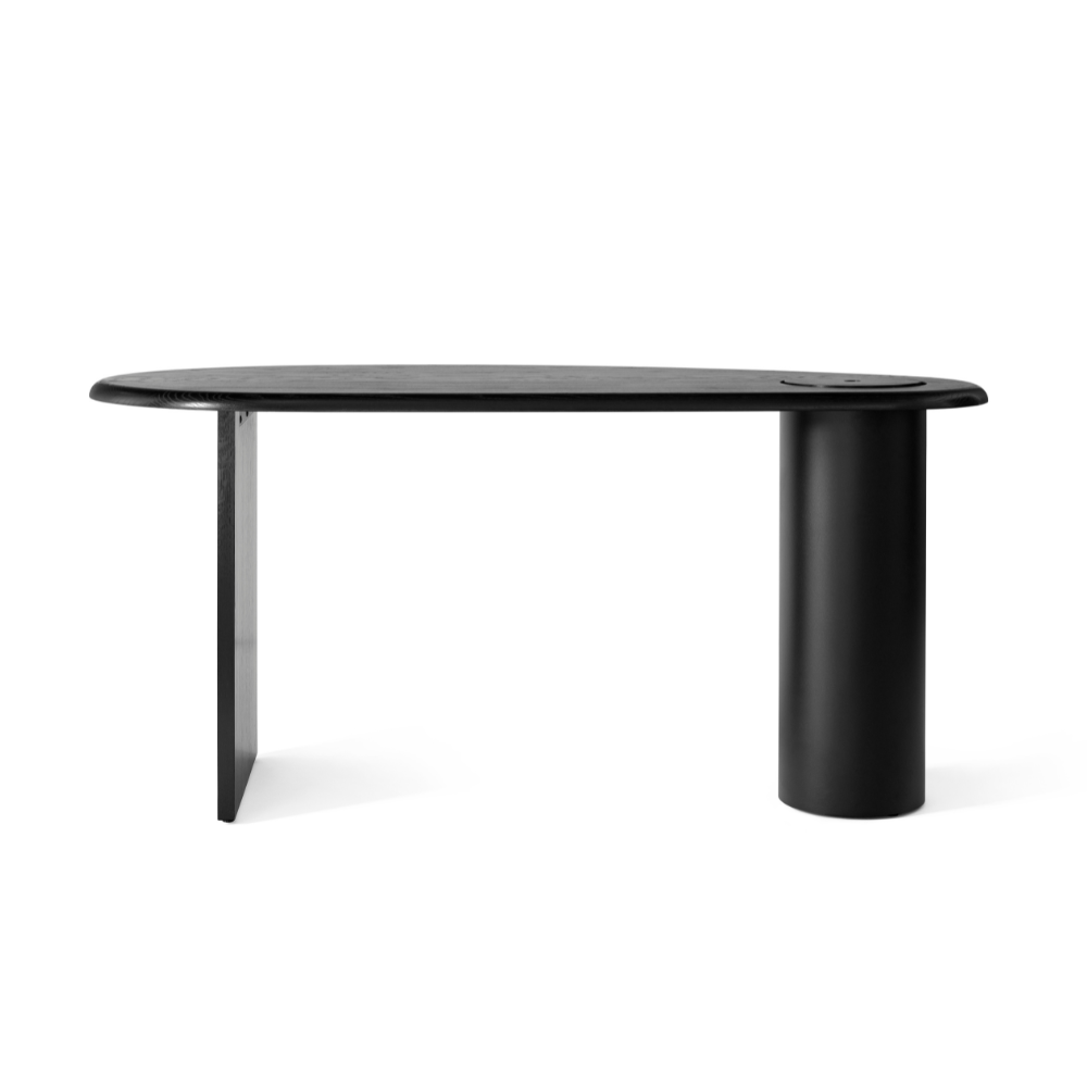 Psací stůl ECLIPSE černé dubové dřevo