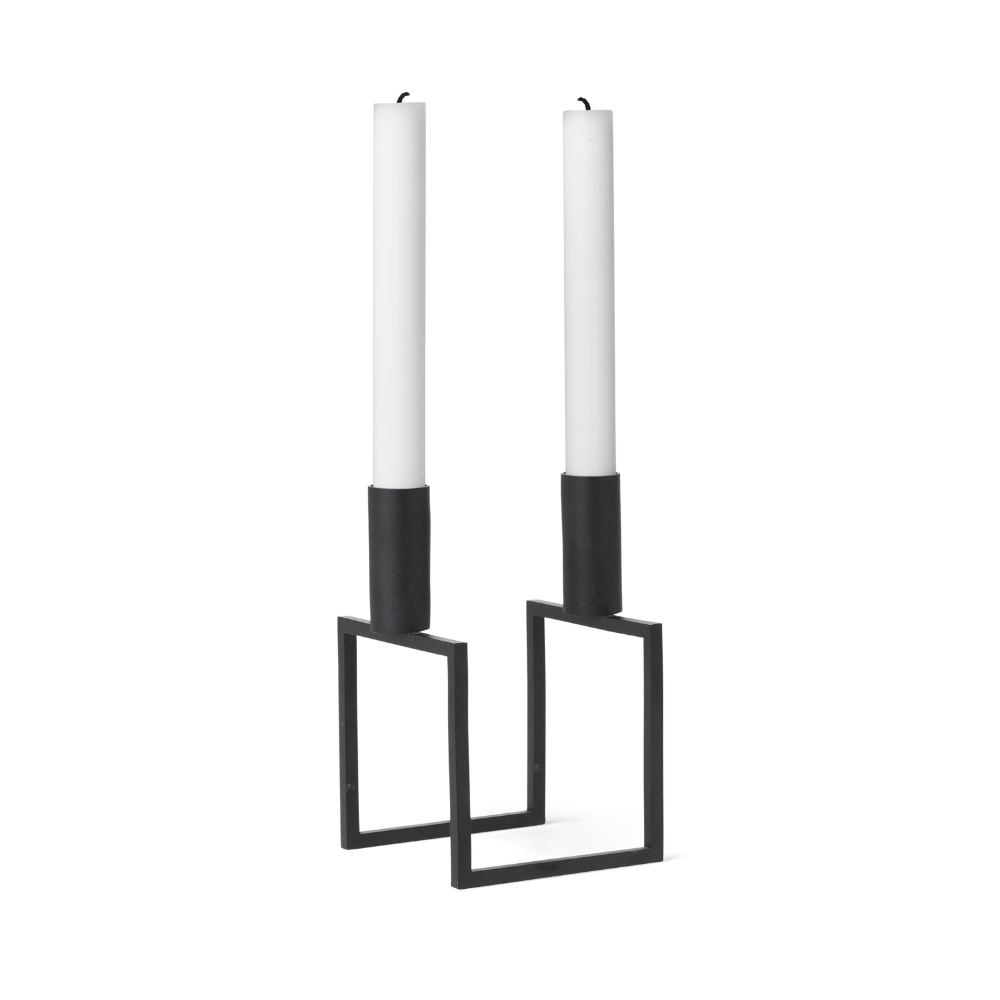 KUBUS LINE Black Candle Holder