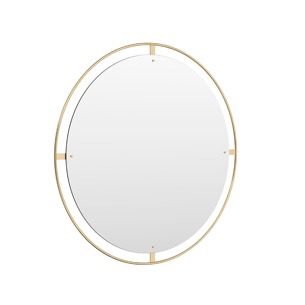 Round Mirror NIMBUS Polished Brass