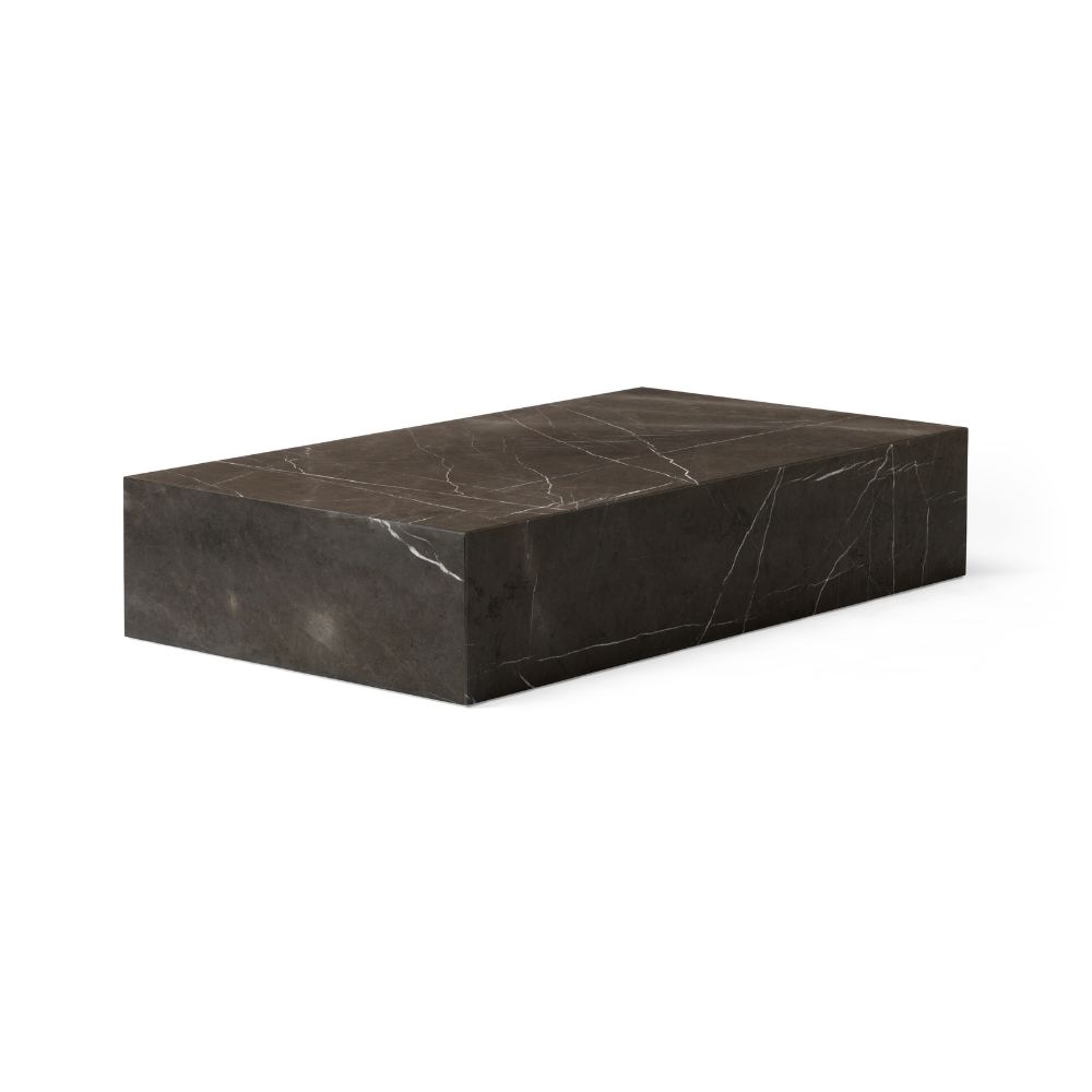 Konferenční stolek PLINTH GRAND hnědá mramor