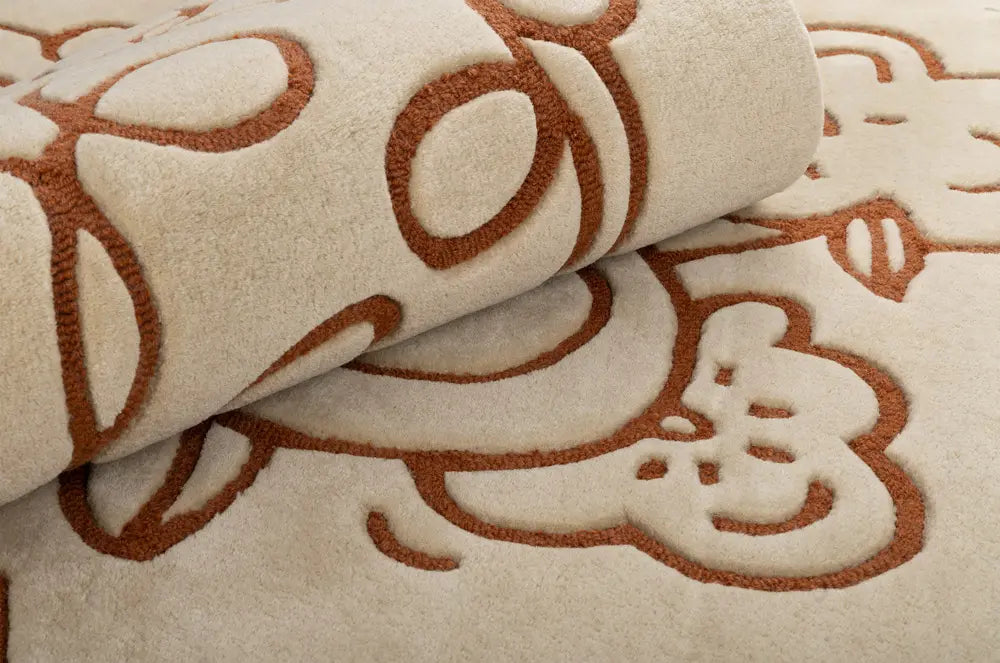 FLORENCE Beige and Brown Rug
