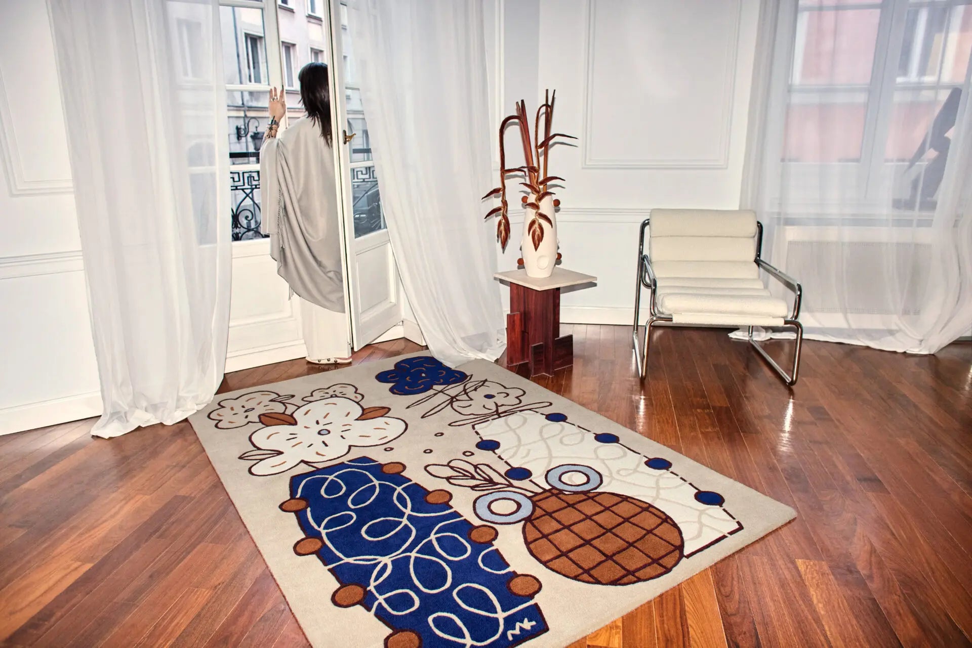 FLORENCE Beige and Brown Rug