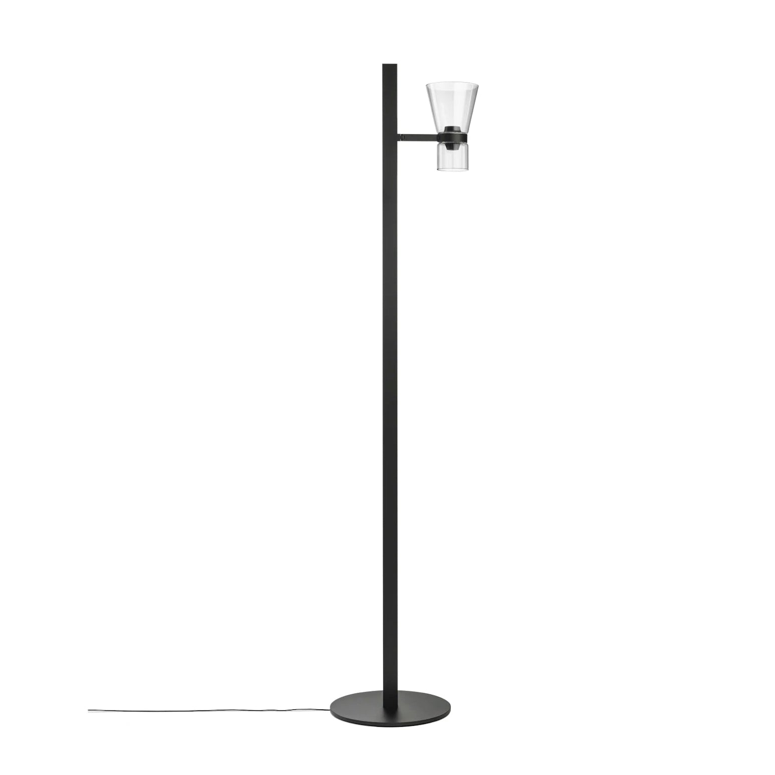 Podlahová lampa NOCTURNE F1 CONE černá