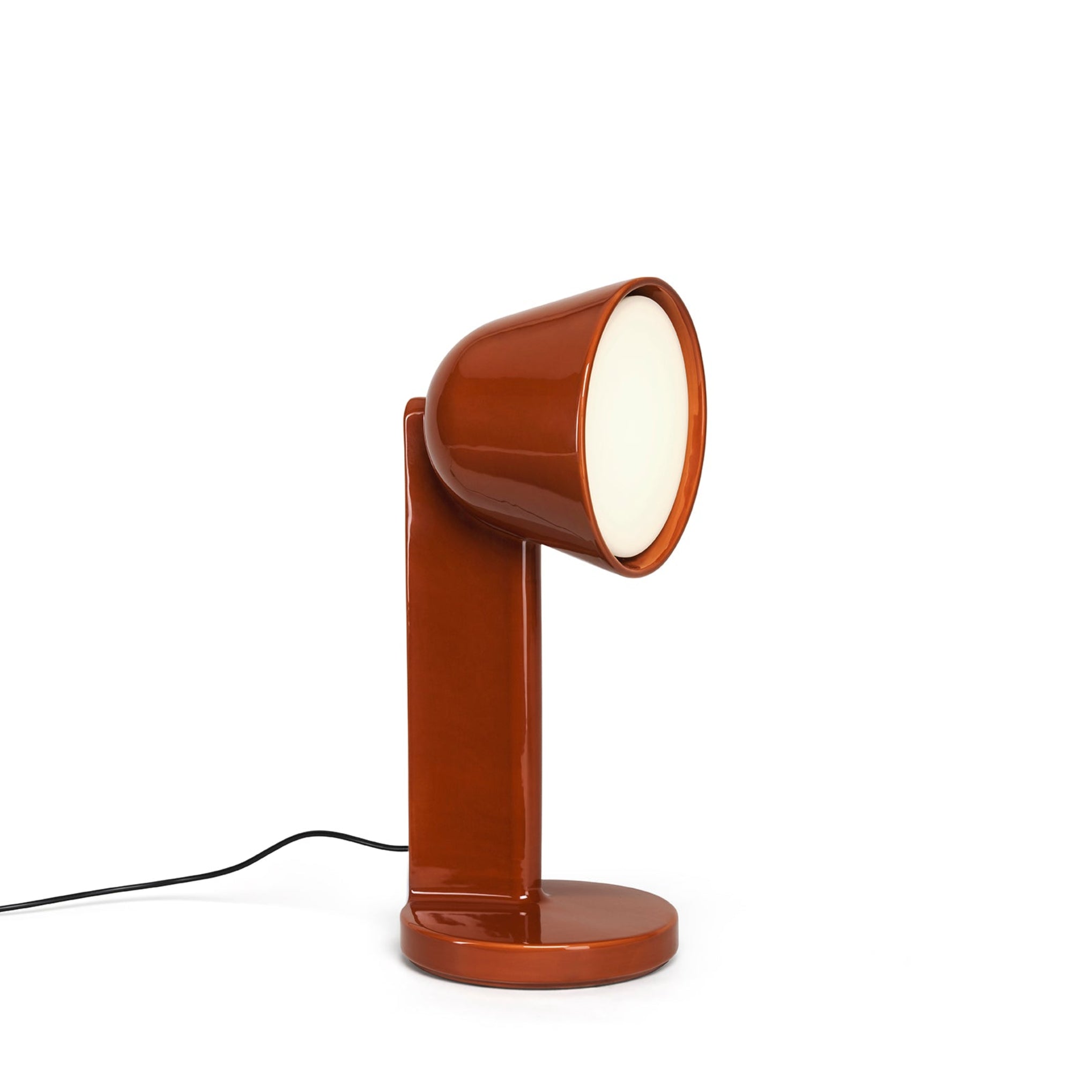 Stolní lampa CÉRAMIQUE červená