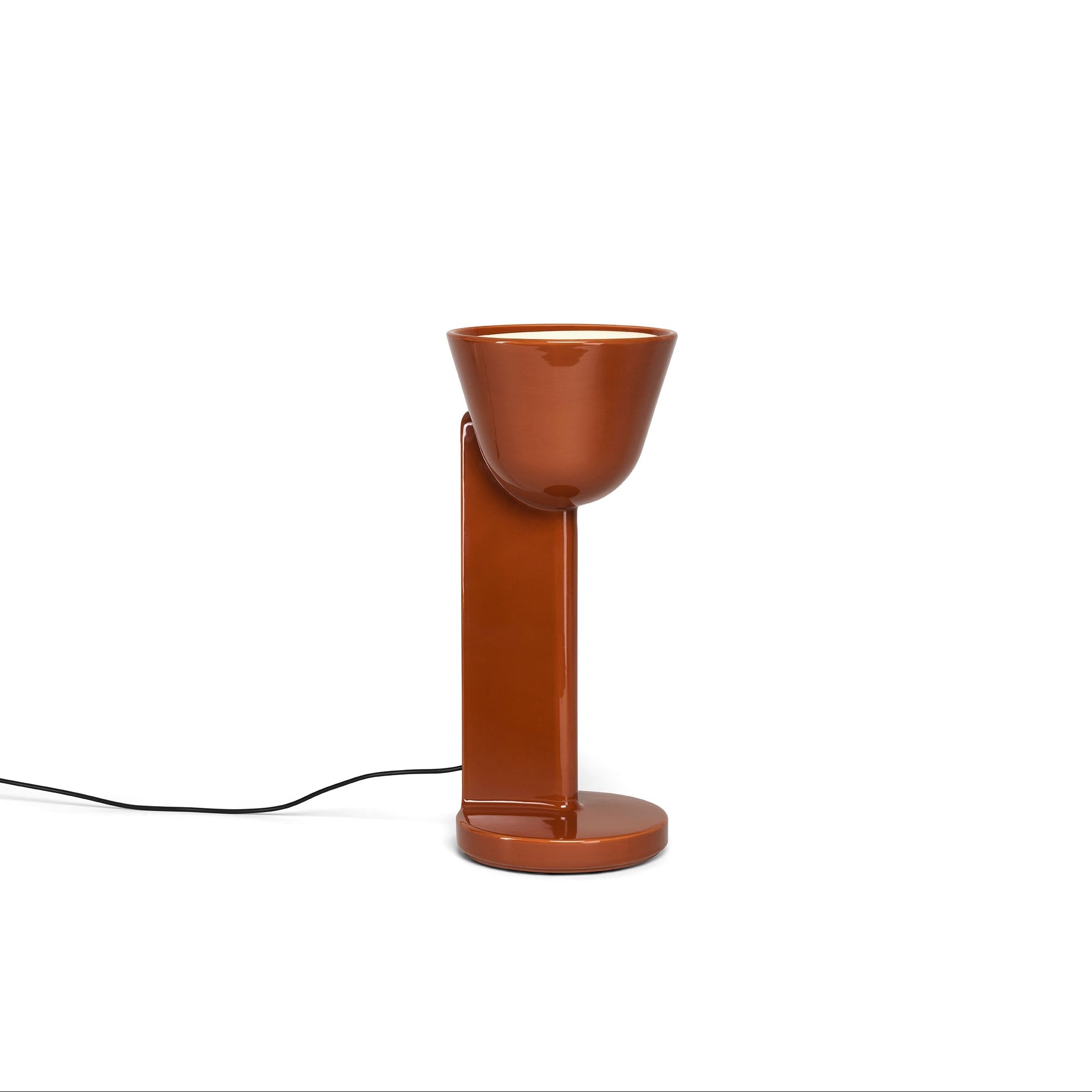 Stolní lampa CÉRAMIQUE červená