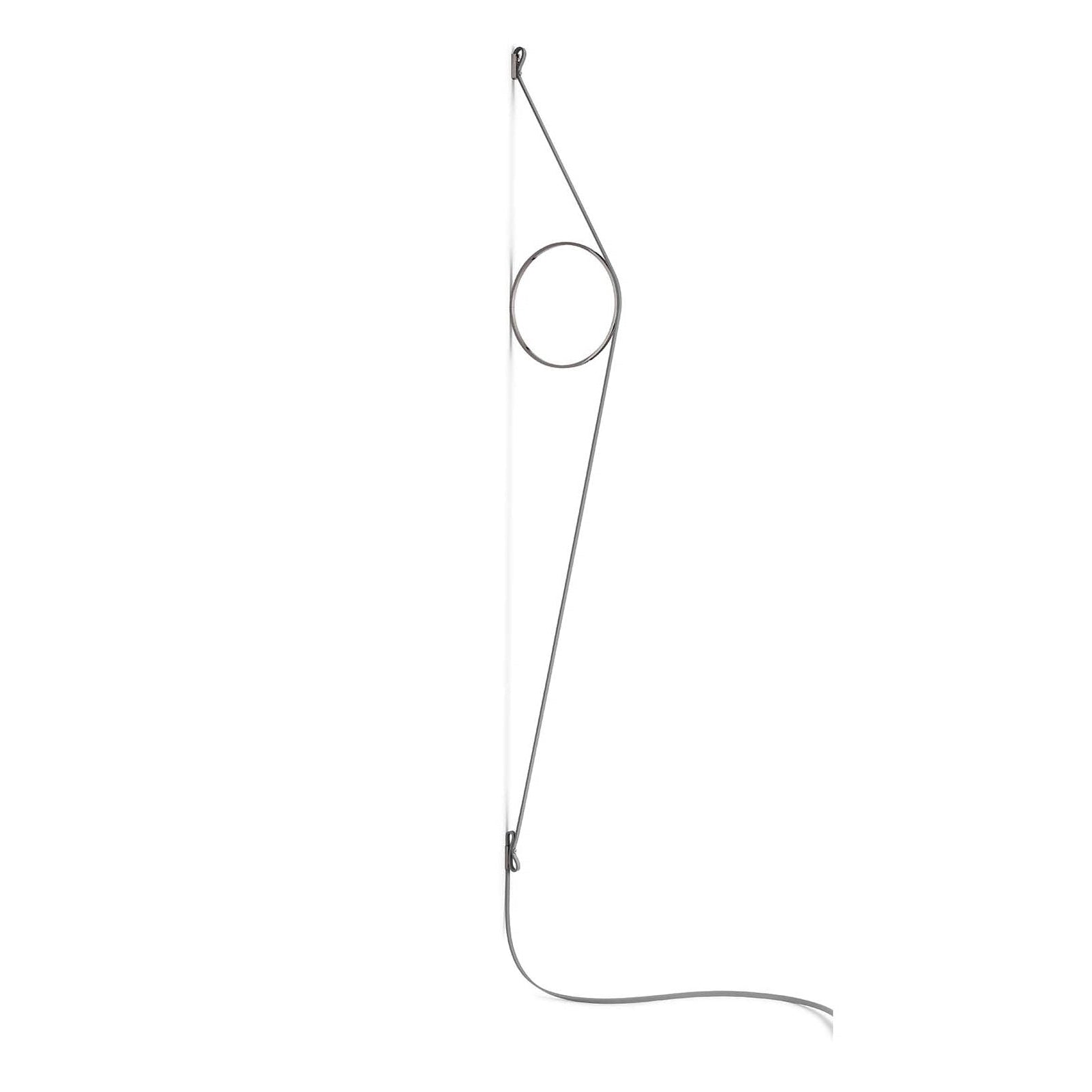 Nástěnná lampa WIRERING šedá s černou