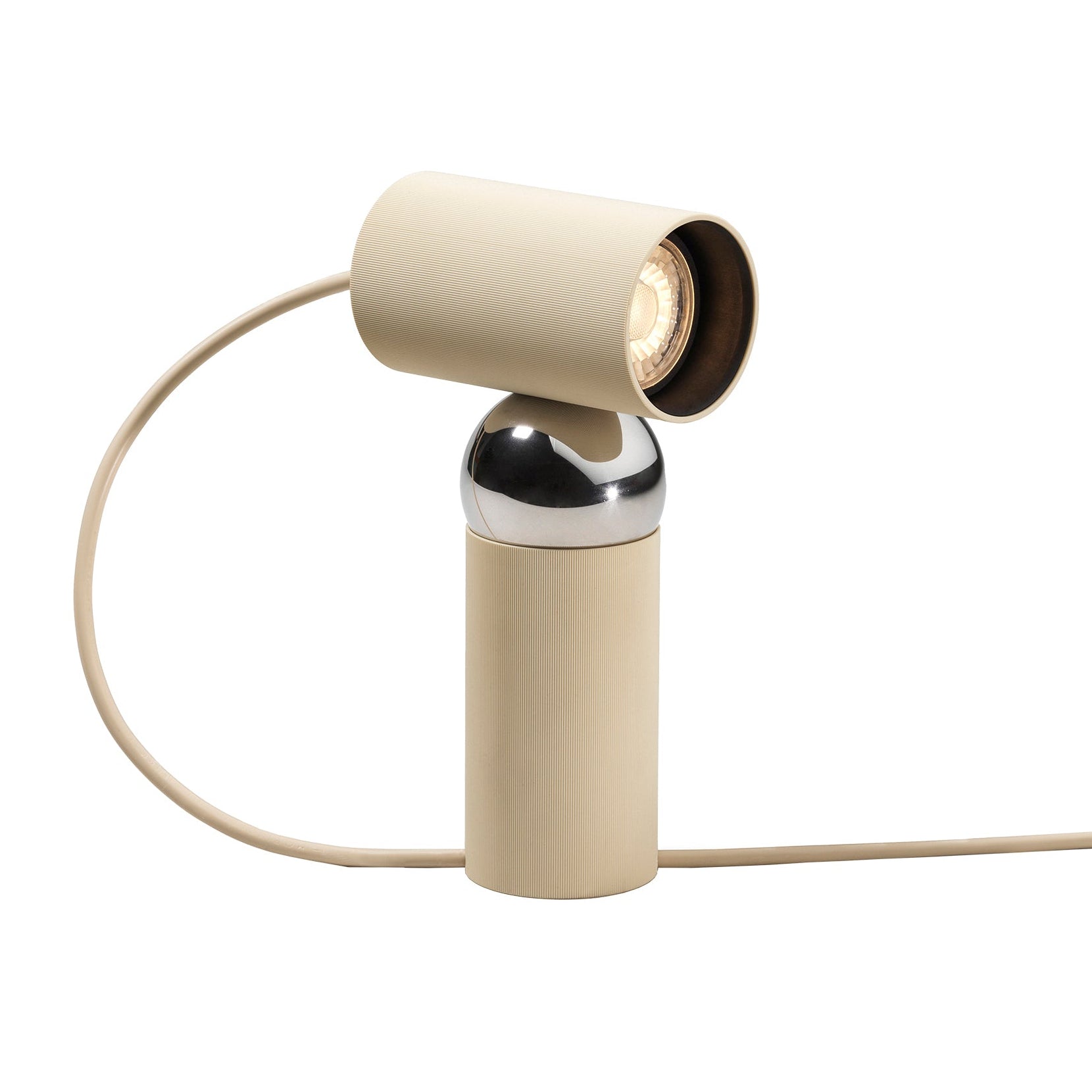 Stolní lampa BILBOQUET krémová