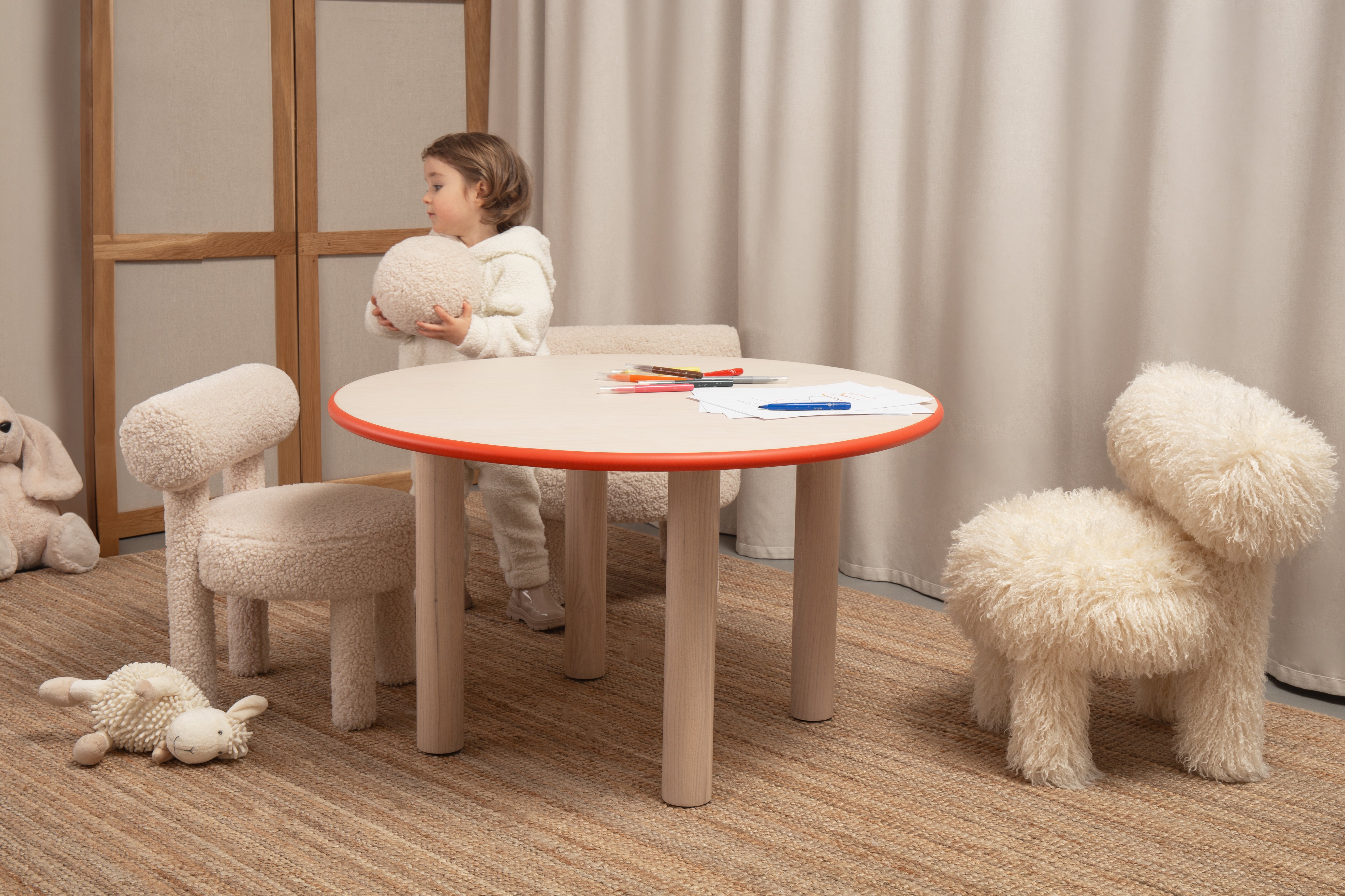 Children's Chair BABY GROPIUS CS1 - FLUFFY EDITION artificial fur