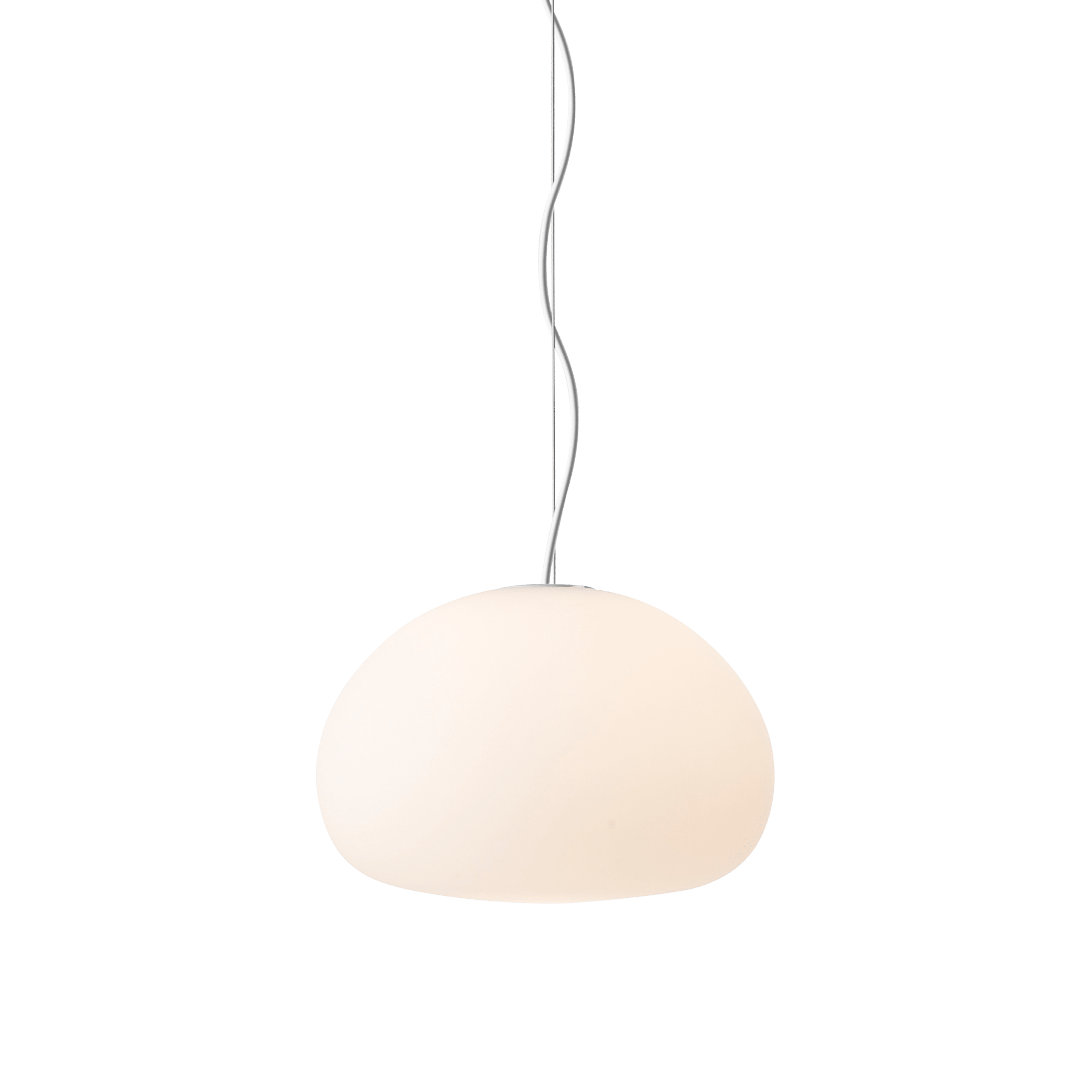 Závěsná lampa FLUID opálové sklo