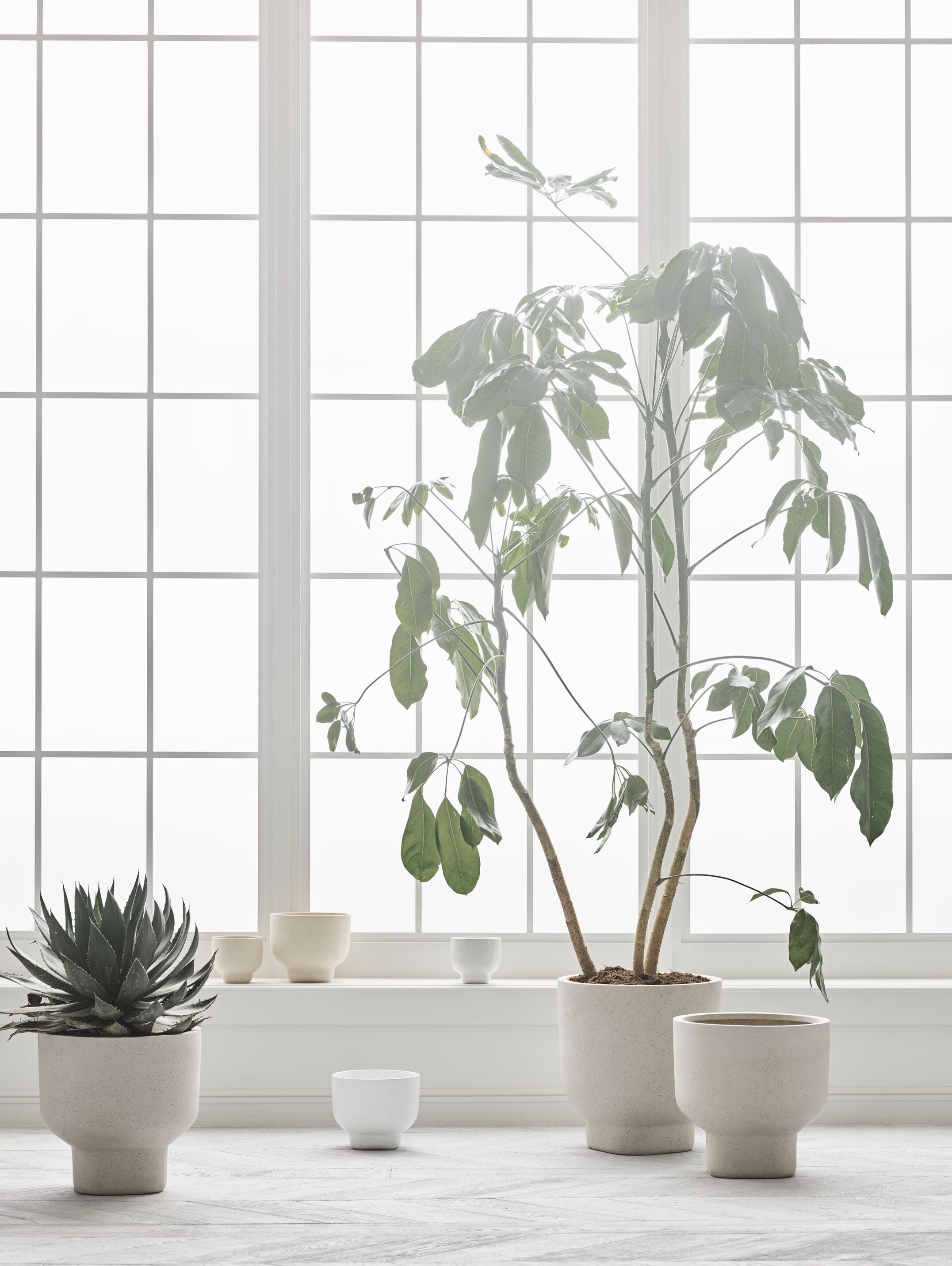 Květináč FORMA bílý