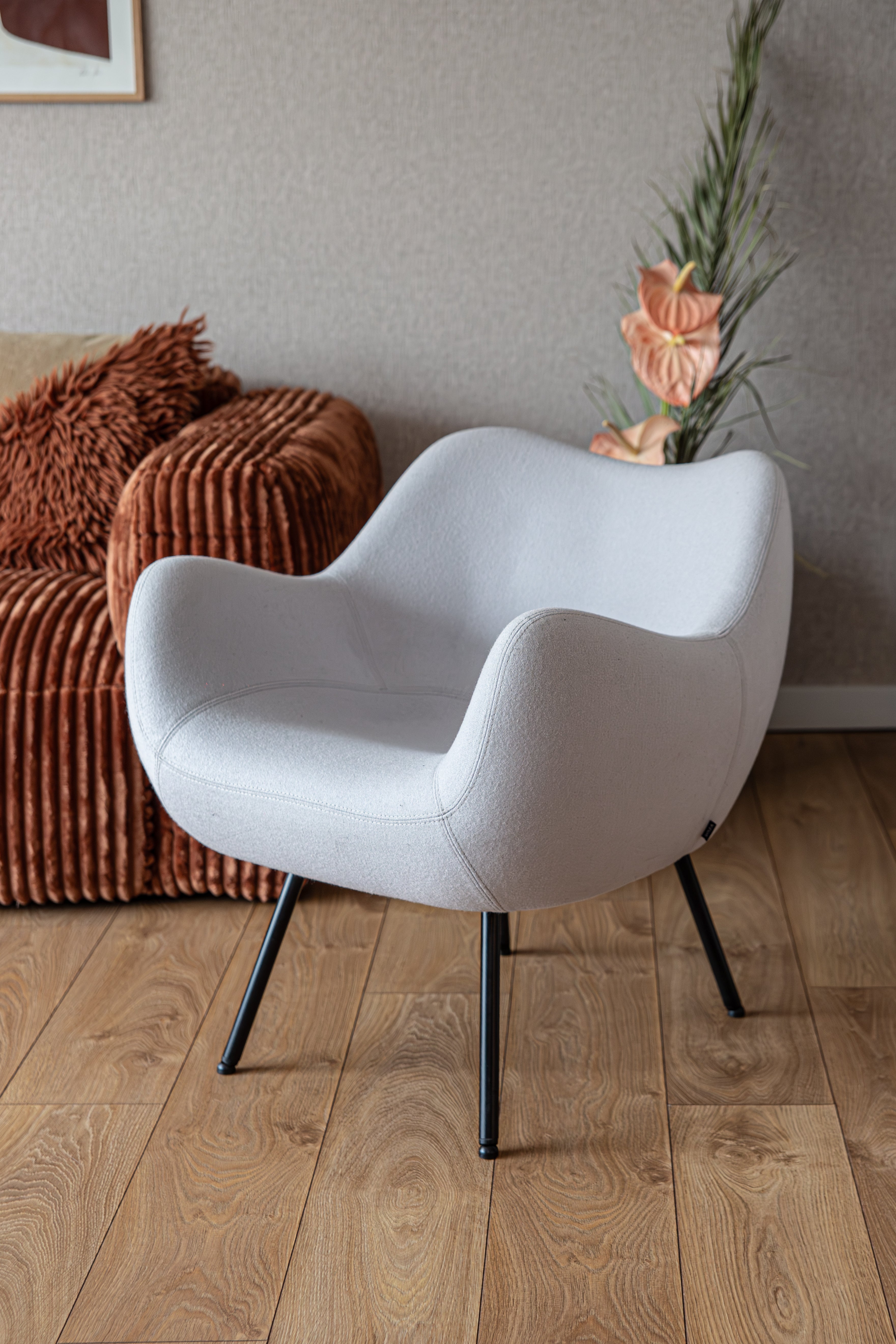 Křeslo RM58 CLASSIC SOFT béžové - poexpozice