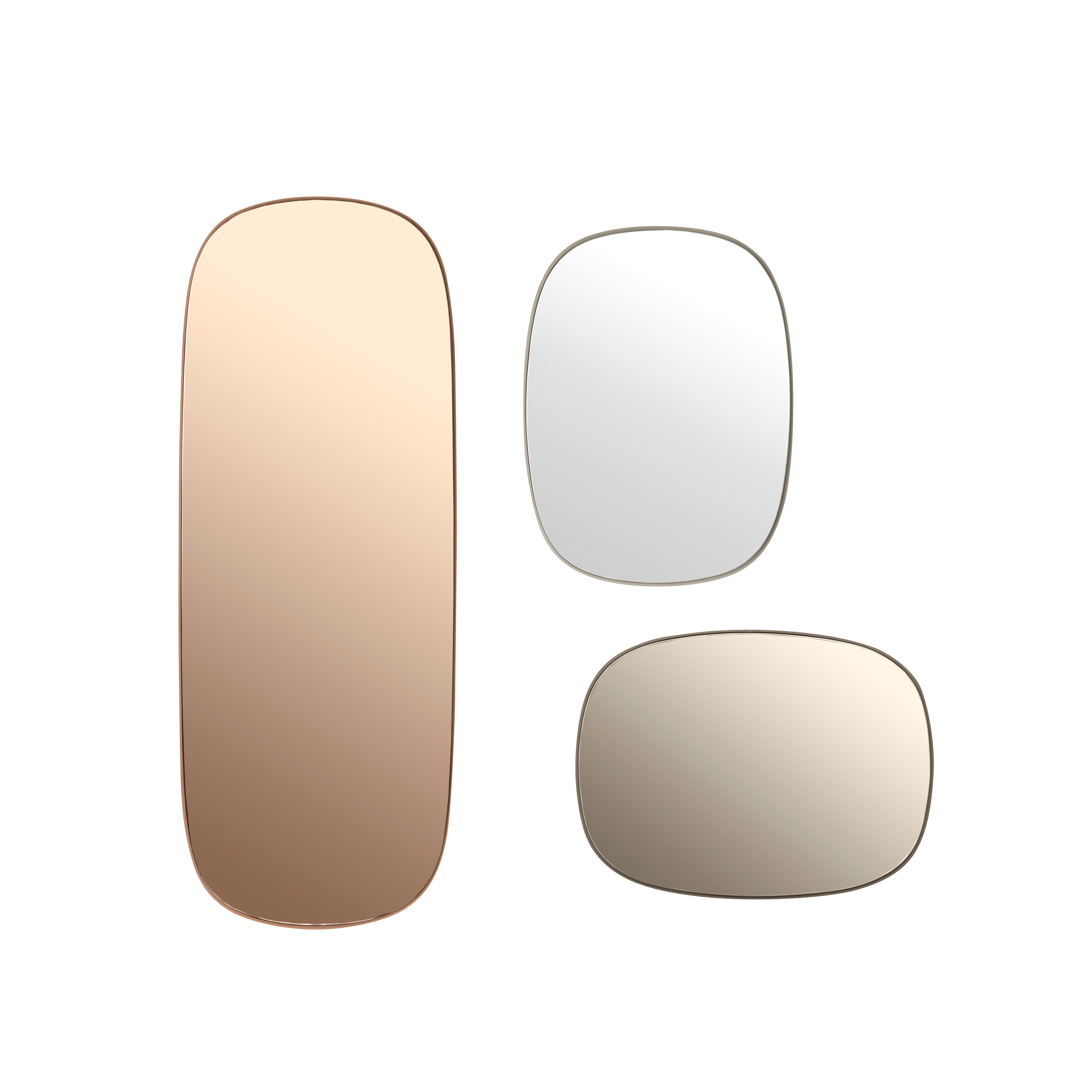 Framed Mirror Taupe