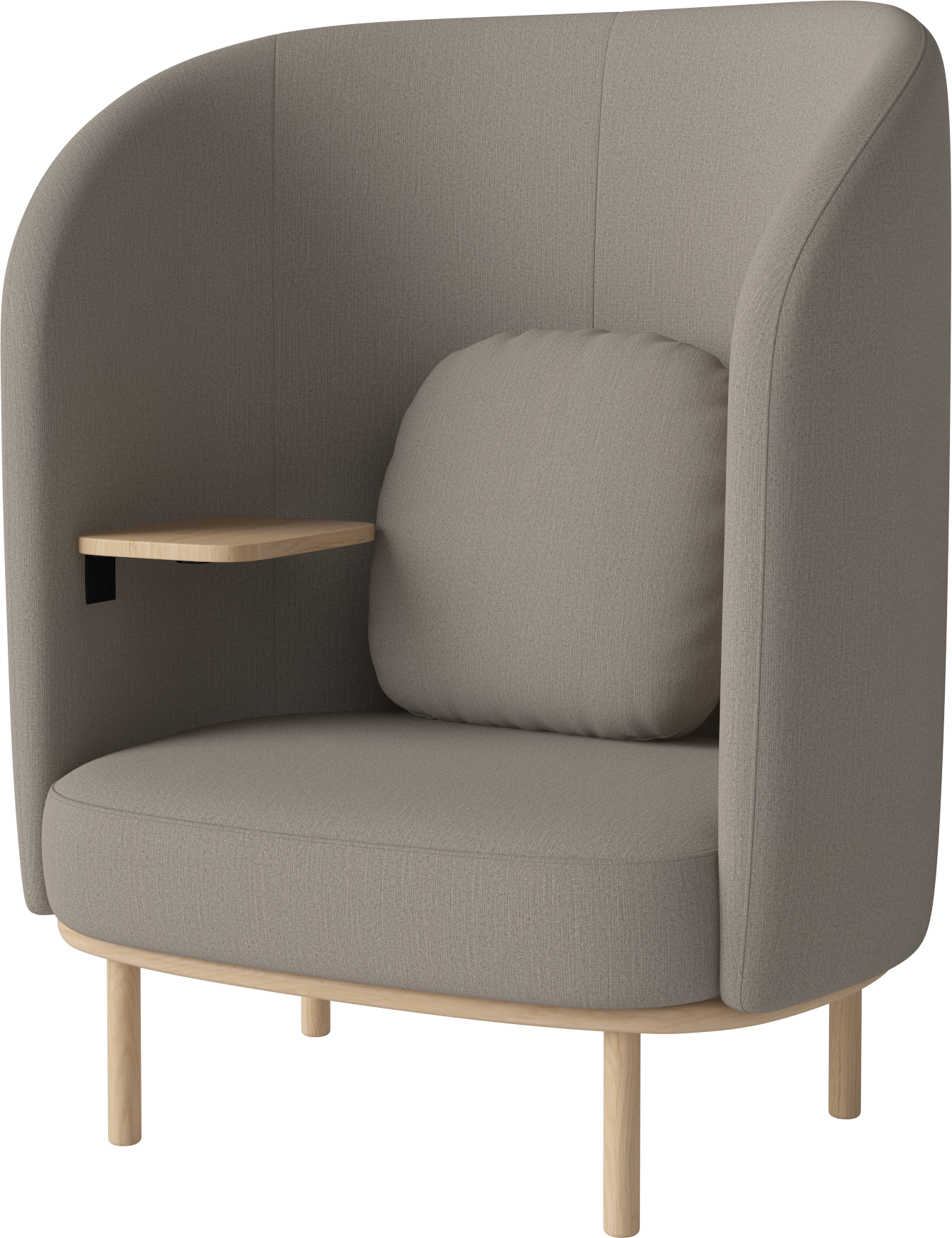Armchair with FUUGA NESTING table